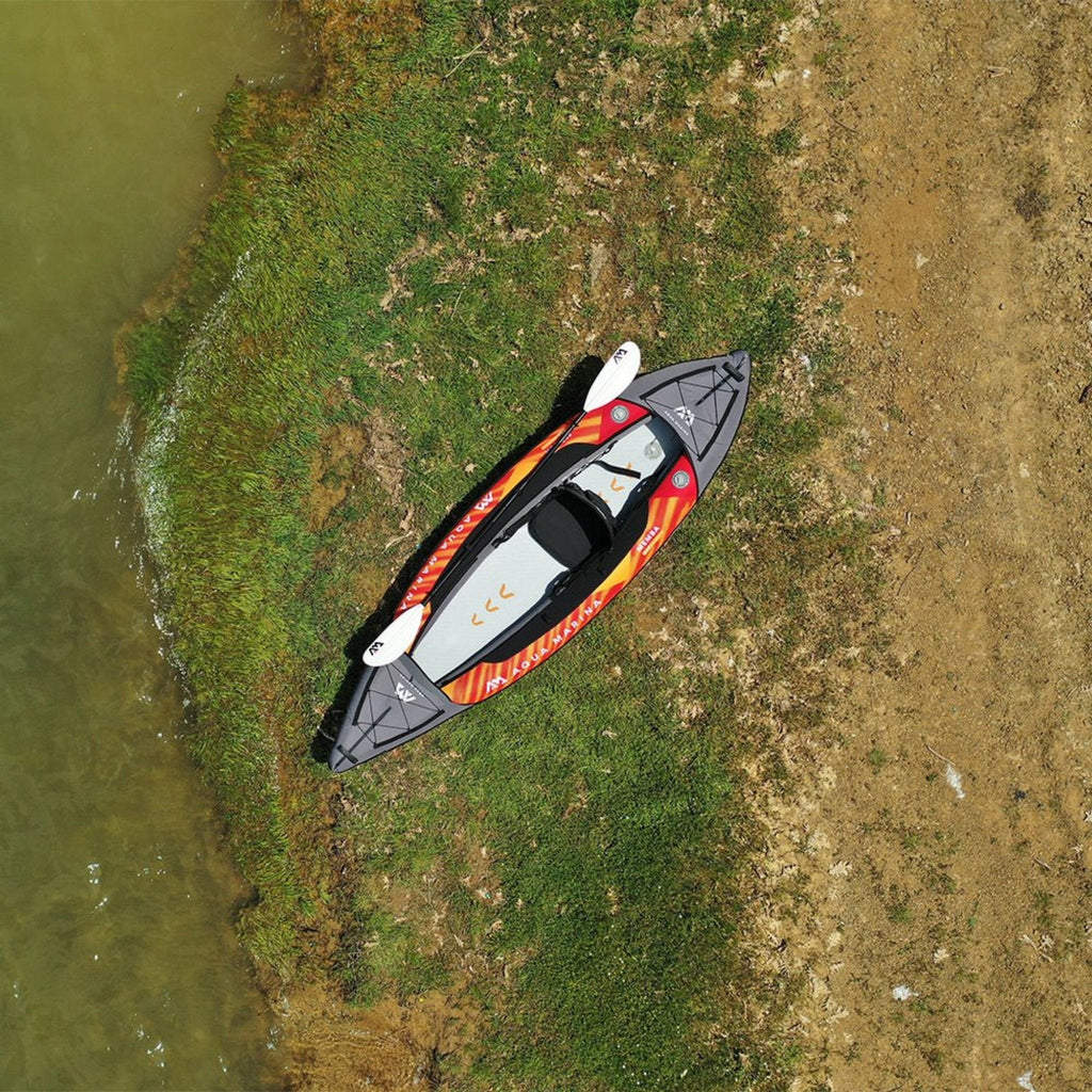 Aqua Marina Memba 330 10FT 1-Person Ultra Stiff Touring Kayak With Double Wall Fabric Floor [ME-330] (SAK56789)