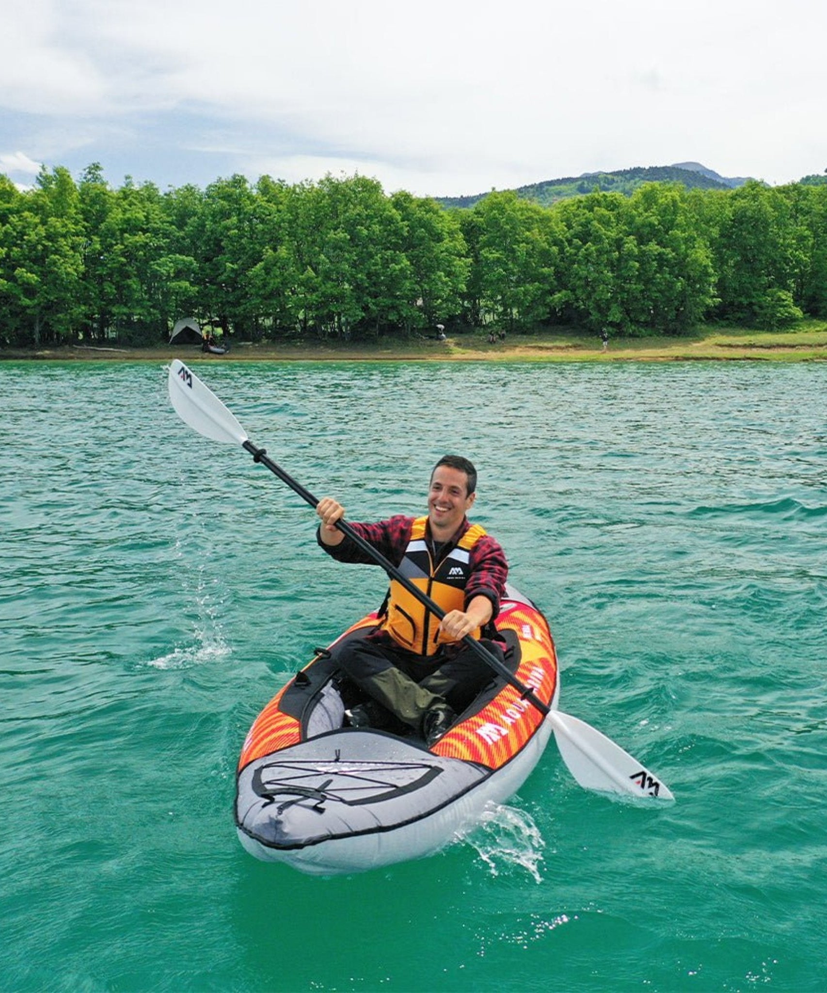 Aqua Marina Memba 330 10FT 1-Person Ultra Stiff Touring Kayak With Double Wall Fabric Floor [ME-330] (SAK56789)