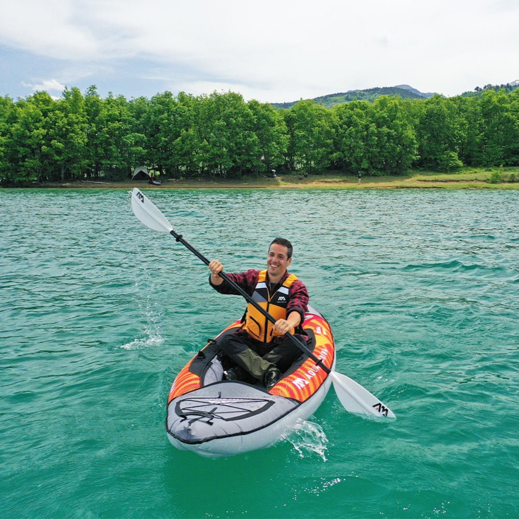 Aqua Marina Memba 330 10FT 1-Person Ultra Stiff Touring Kayak With Double Wall Fabric Floor [ME-330] (SAK56789)