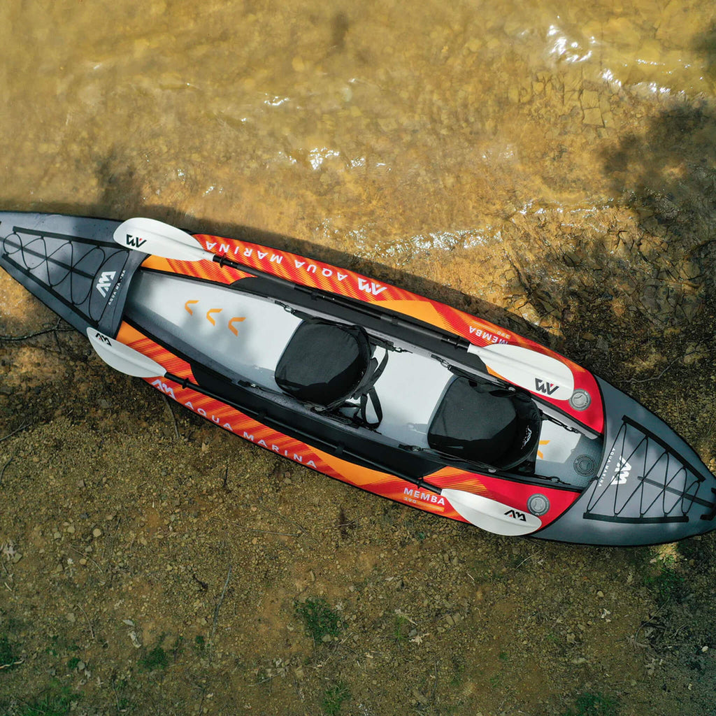 Aqua Marina Memba 390 Premium 12FT 2-Person Touring Kayak With DWF Deck And Paddles [ME-390] (SAK17282)