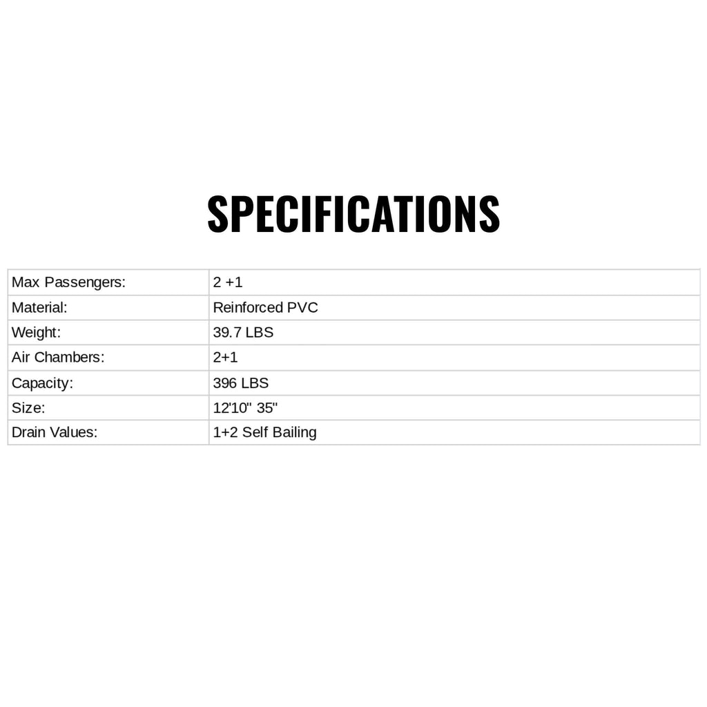 Aqua Marina Memba 390 Premium 12FT 2-Person Touring Kayak With DWF Deck And Paddles [ME-390] (SAK17282)