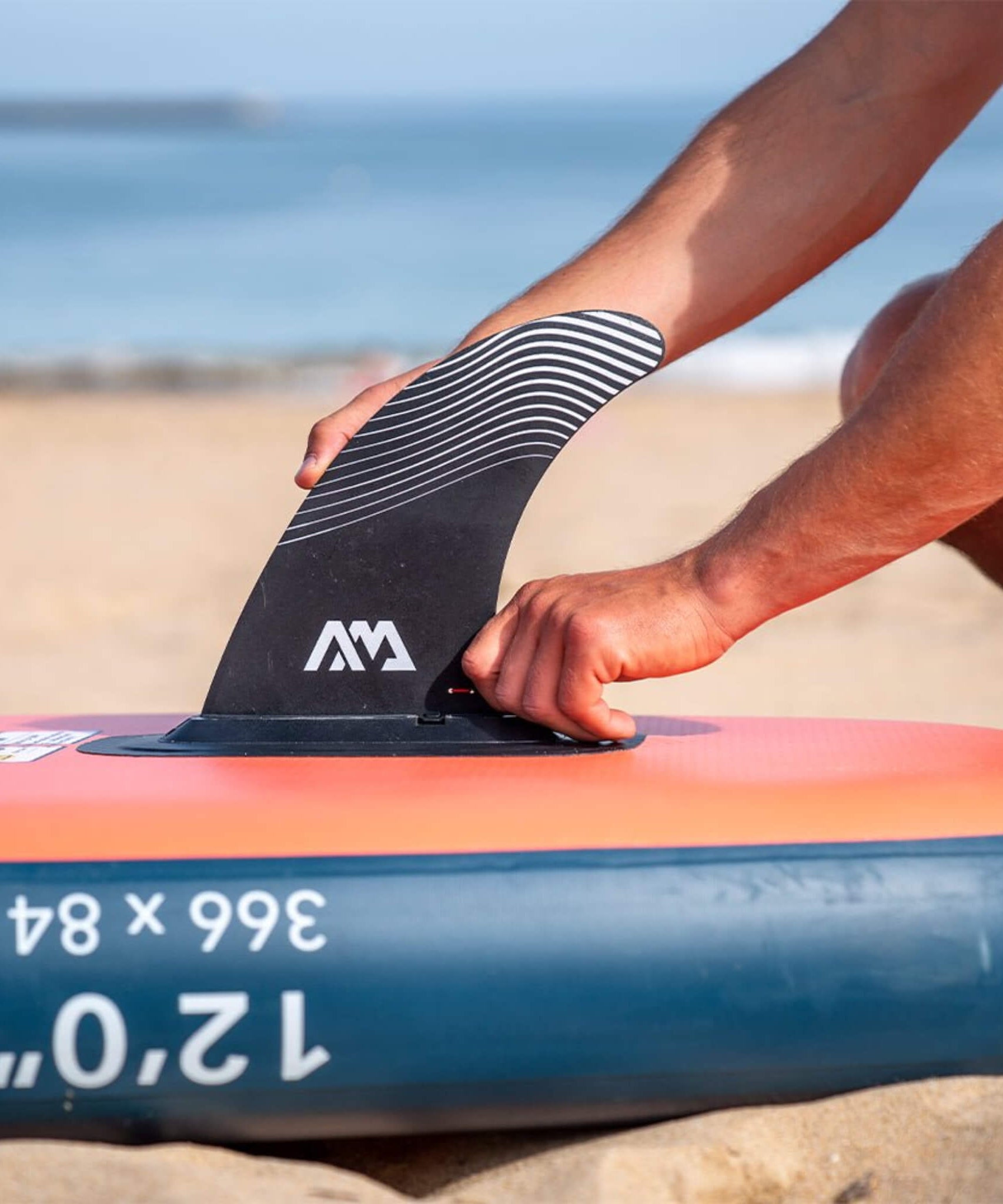 Aqua Marina Monster 12FT All-Around ISUP Sky Glider With Swift Attach Center Fin [BT-23MOP] (SAK56240)
