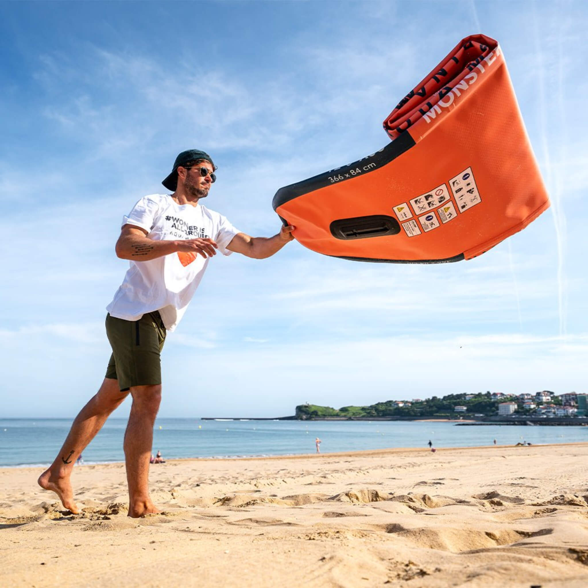 Aqua Marina Monster 12FT All-Around ISUP Sky Glider With Swift Attach Center Fin [BT-23MOP] (SAK56240)
