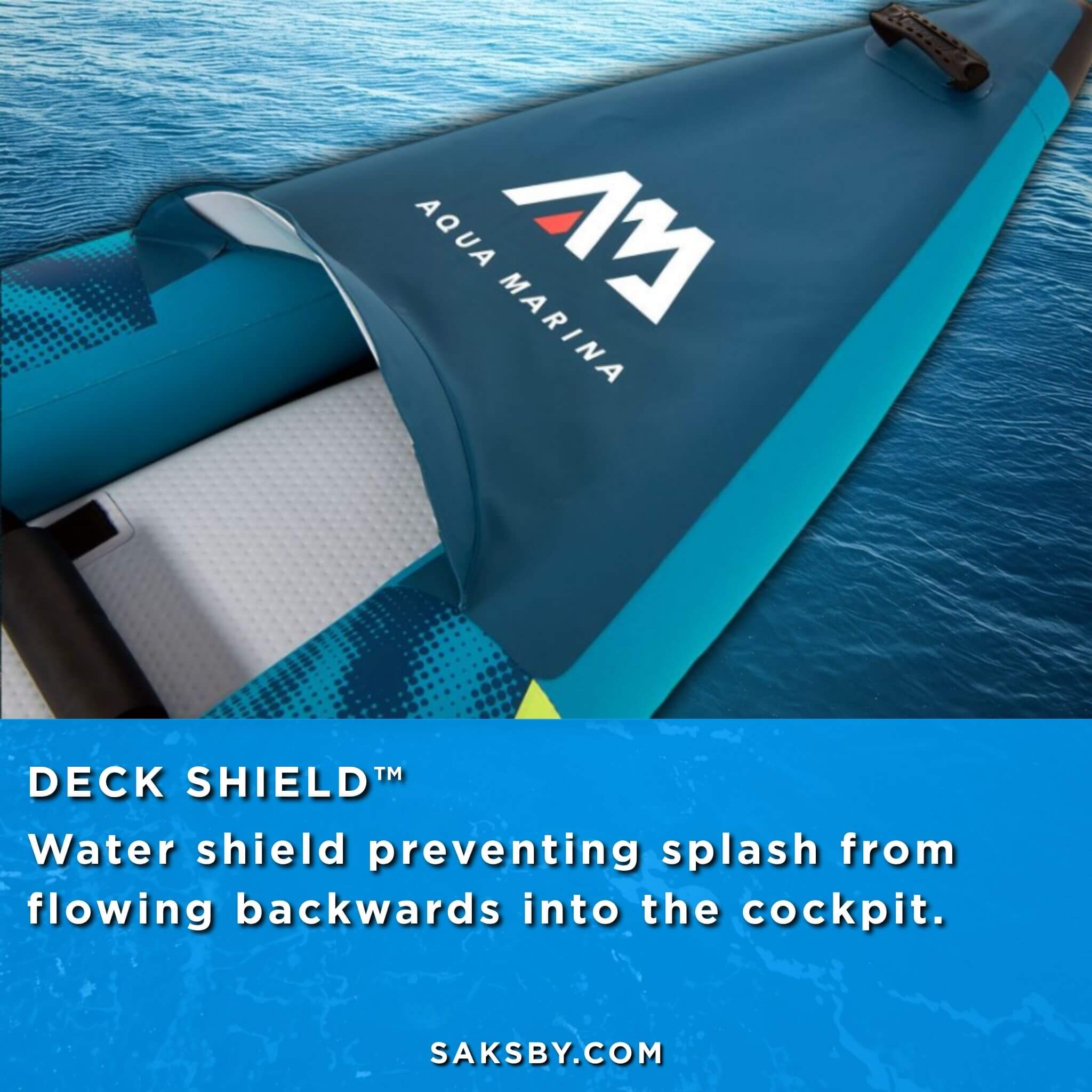 Aqua Marina Steam 412 14FT 2-Person Premium Kayak With DWF Deck [Paddle Excluded] [ST-412] (SAK57946)