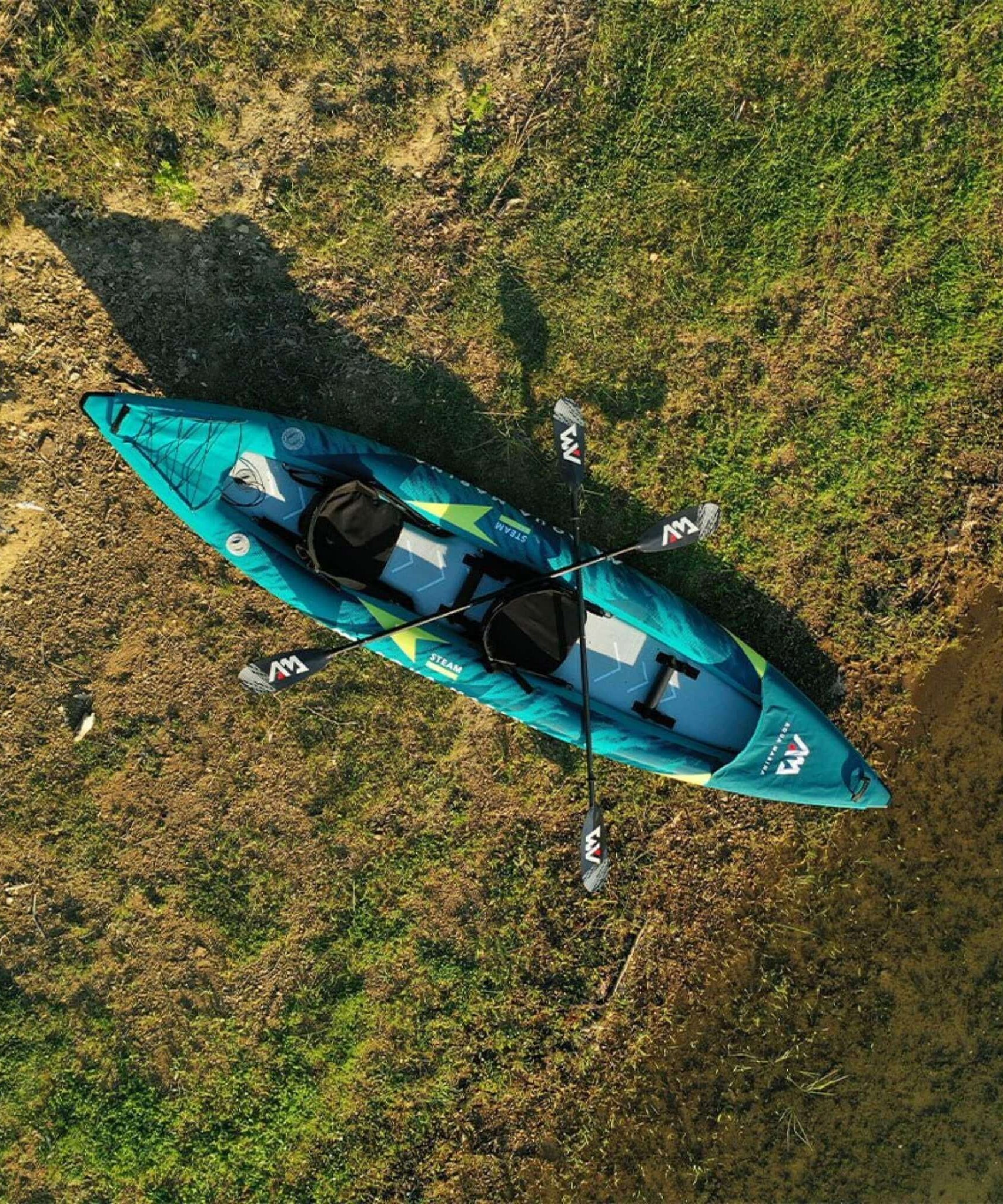 Aqua Marina Steam 412 14FT 2-Person Premium Kayak With DWF Deck [Paddle Excluded] [ST-412] (SAK57946)