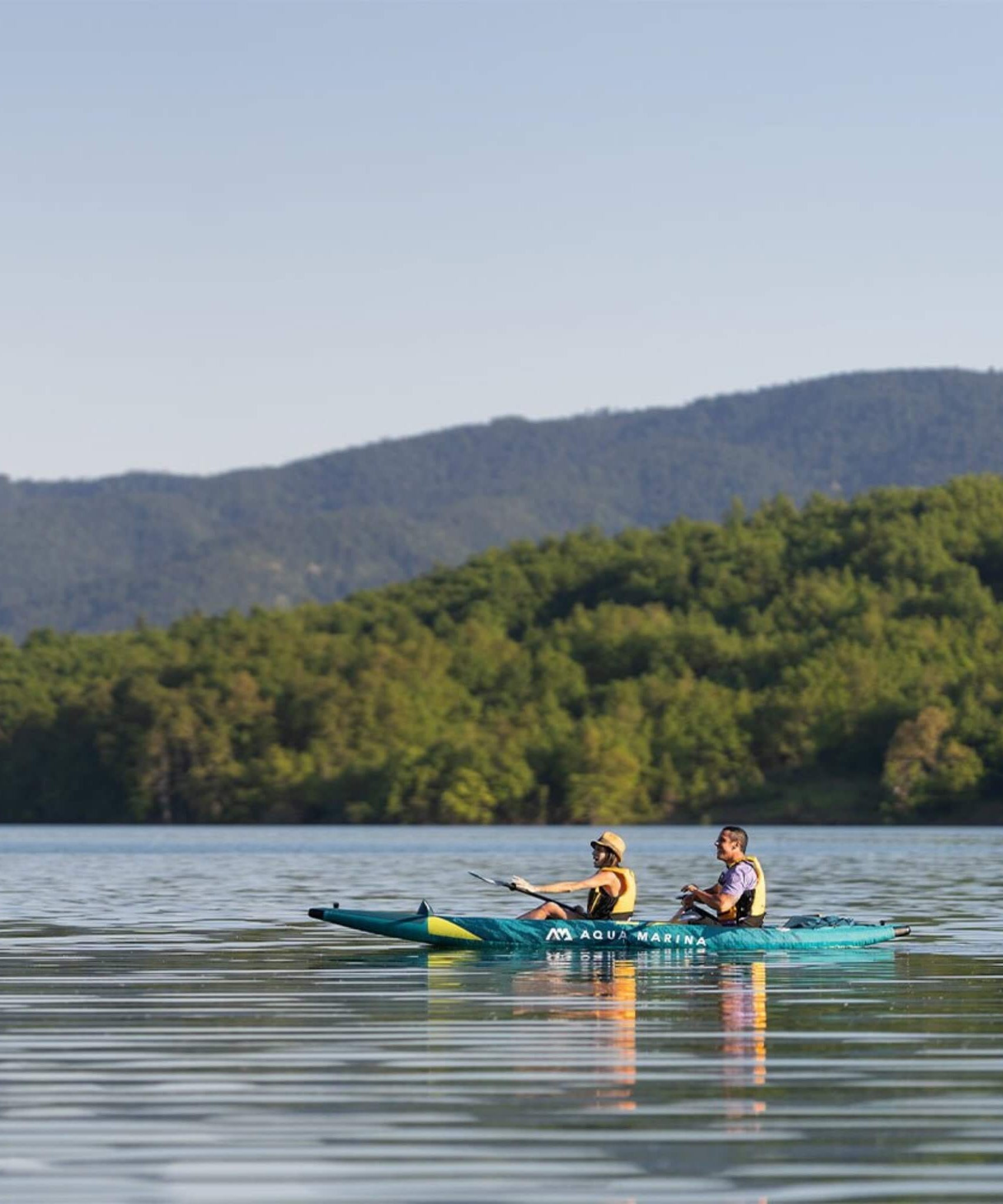 Aqua Marina Steam 412 14FT 2-Person Premium Kayak With DWF Deck [Paddle Excluded] [ST-412] (SAK57946)