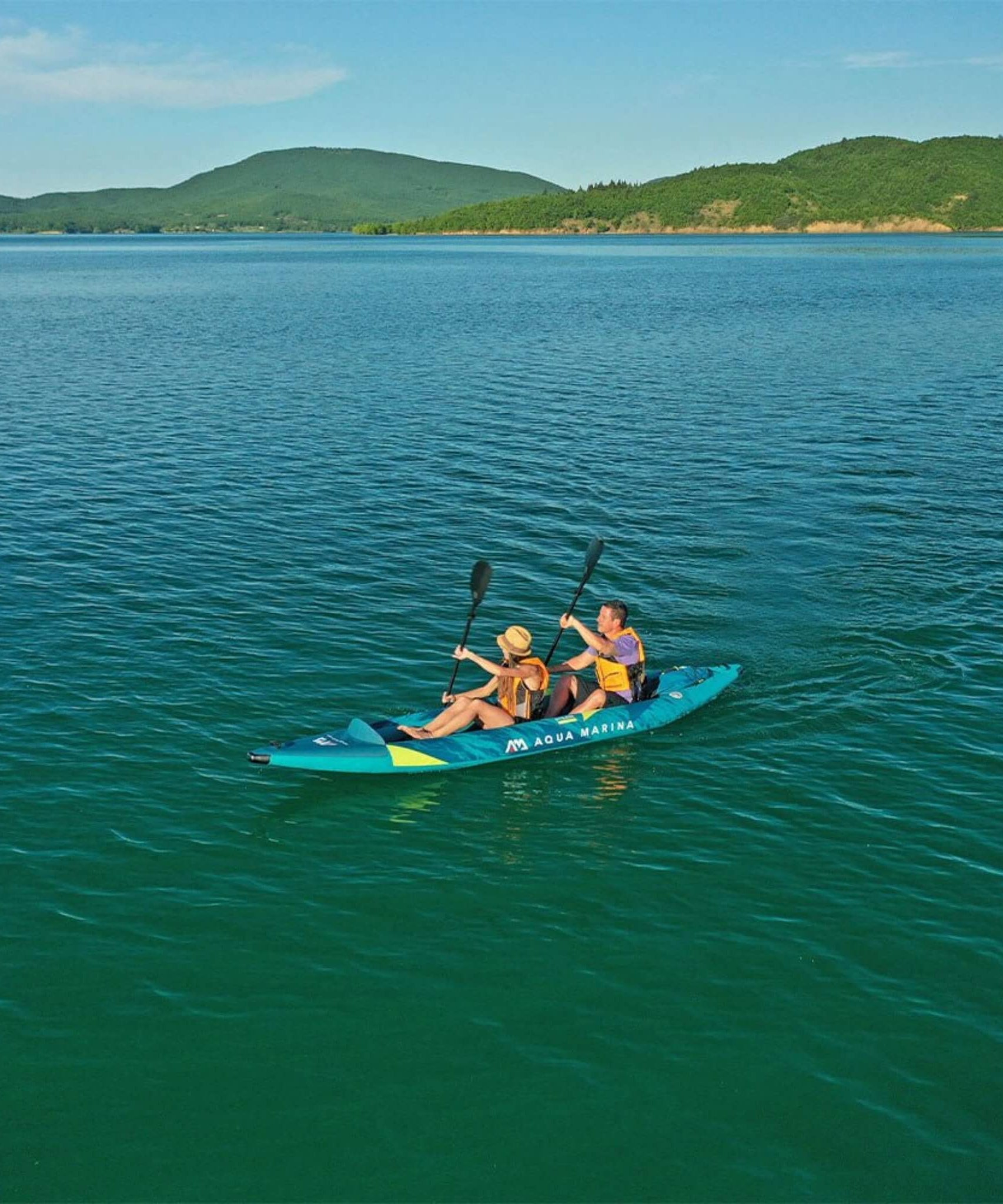 Aqua Marina Steam 412 14FT 2-Person Premium Kayak With DWF Deck [Paddle Excluded] [ST-412] (SAK57946)