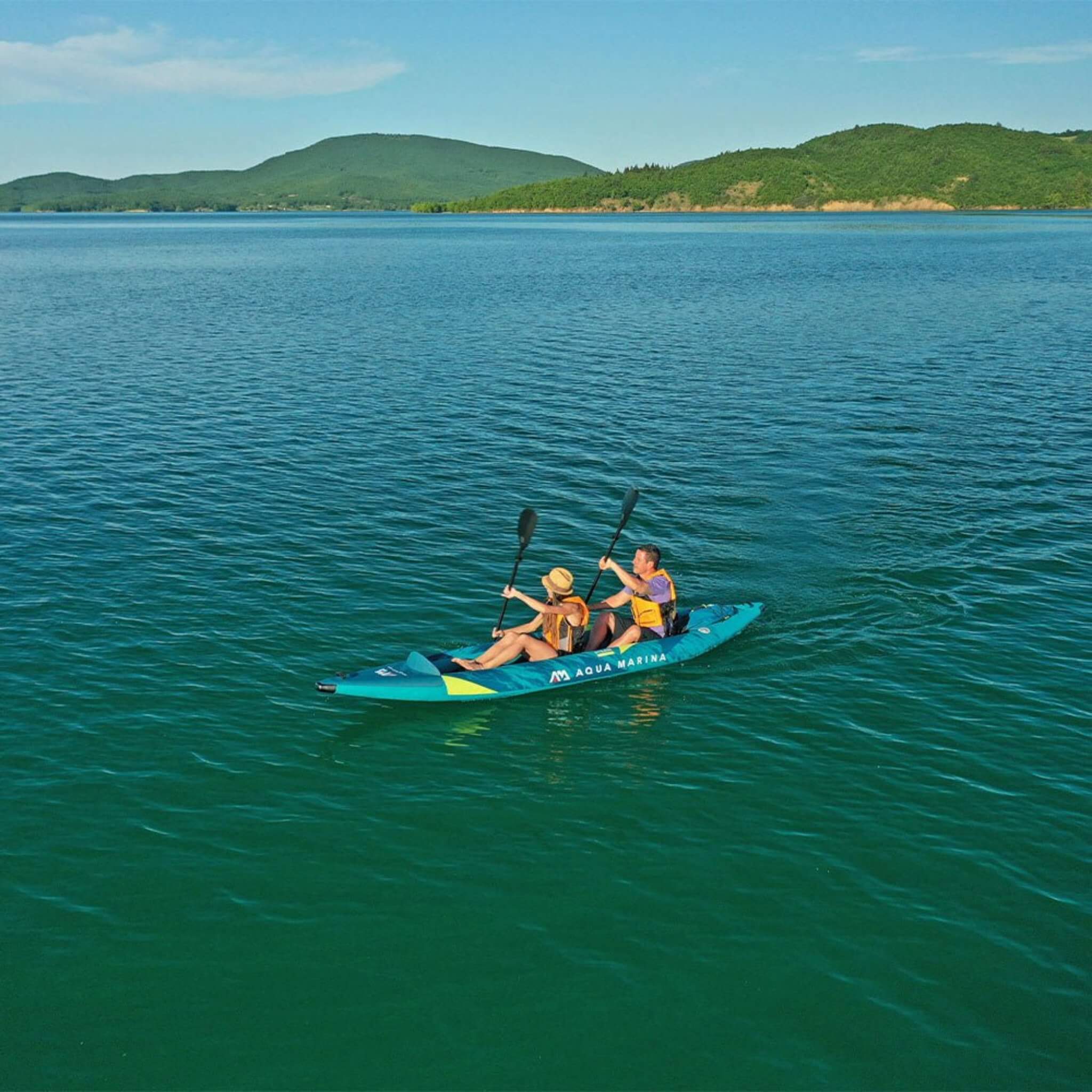 Aqua Marina Steam 412 14FT 2-Person Premium Kayak With DWF Deck [Paddle Excluded] [ST-412] (SAK57946)