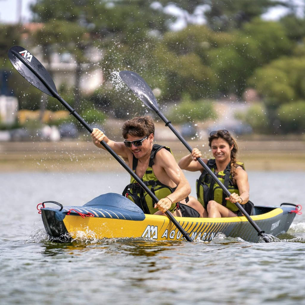 Aqua Marina Tomahawk AIR-K 440 14FT 2-Person High-Pressure Speed Inflatable Kayak [Paddle Excluded] [AIR-K440] (SAK31482)