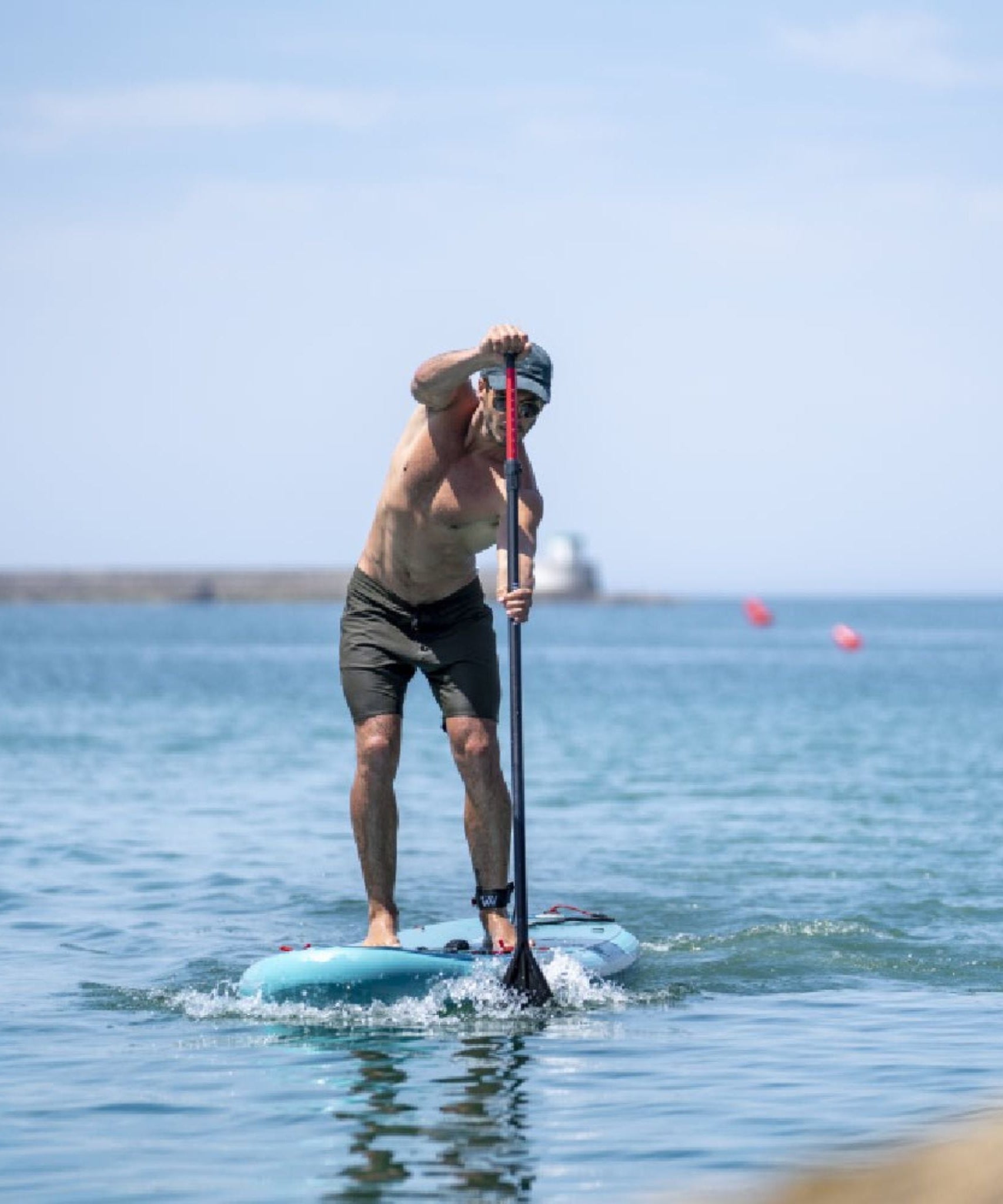 Aqua Marina Vapor 10FT All-Around SUP W/ Sand Ripple Grooved EVA Footpad [BT-23VAP] (SAK60532)