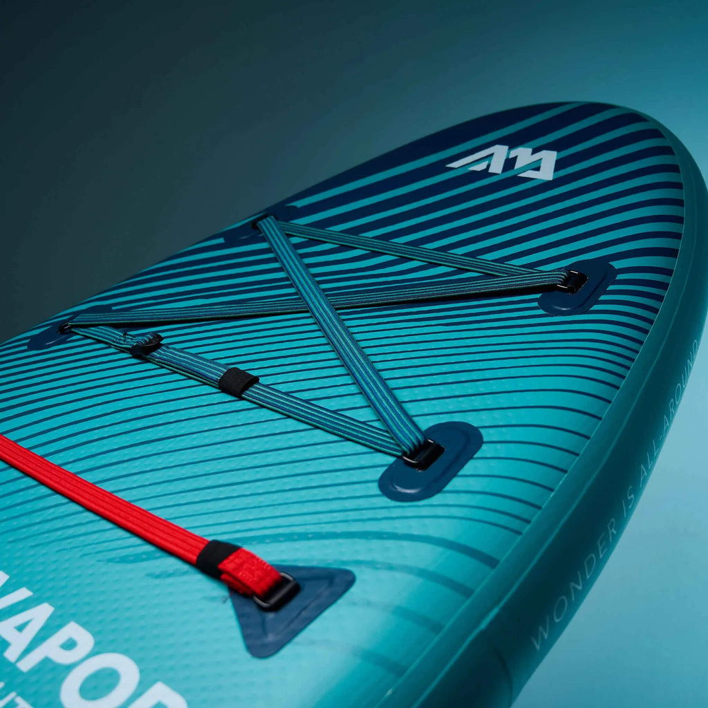 Aqua Marina Vapor 10FT All-Around SUP W/ Sand Ripple Grooved EVA Footpad [BT-23VAP] (SAK60532)