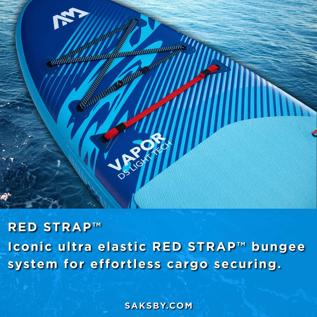 Aqua Marina Vapor 10FT All-Around SUP W/ Sand Ripple Grooved EVA Footpad [BT-23VAP] (SAK60532)