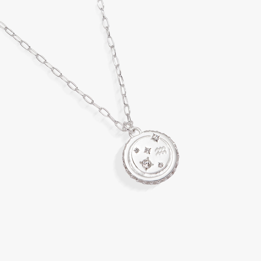 Aquarius Zodiac Precious Necklace