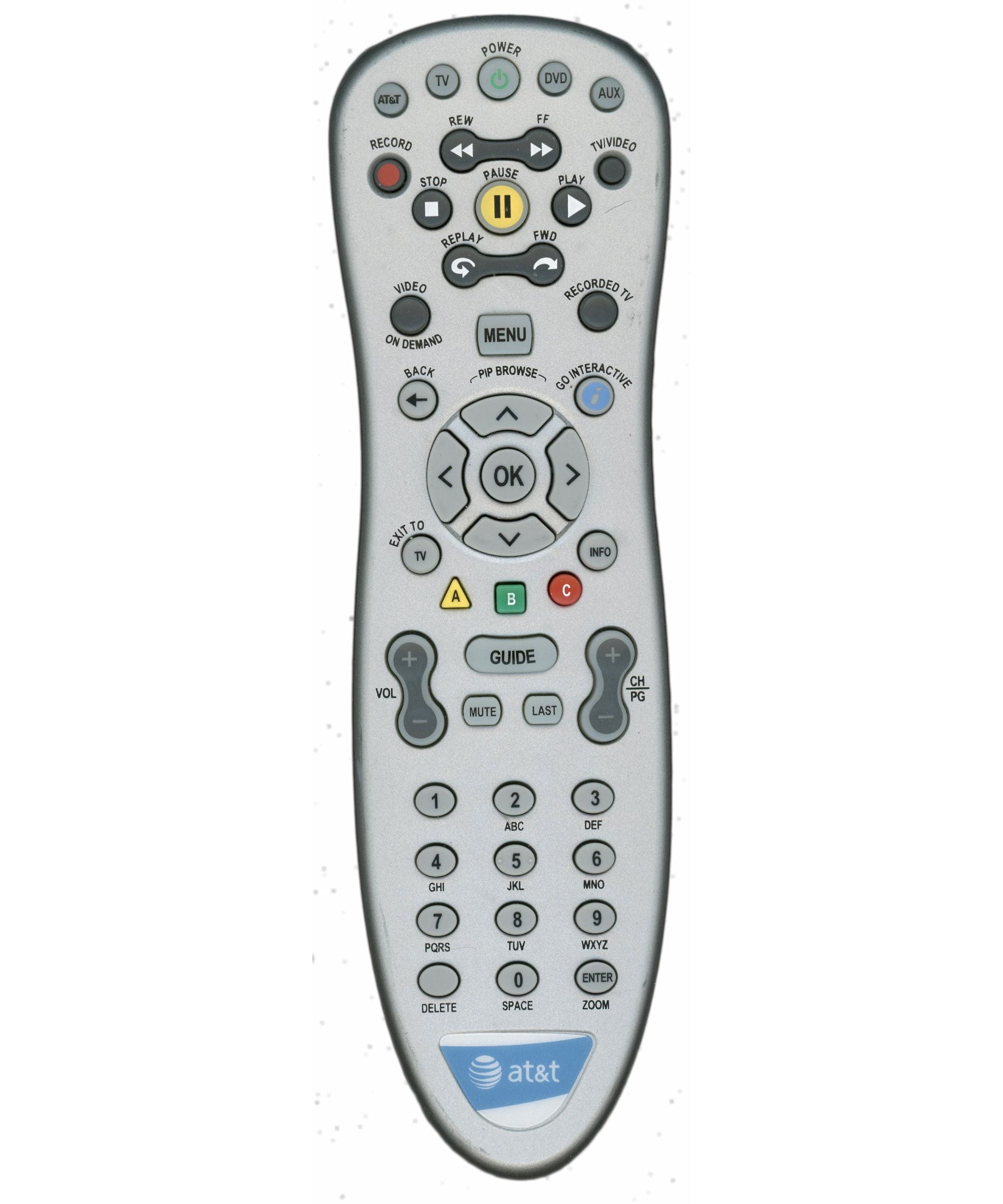 AT&T RC1534801/00 Satellite Remote Control