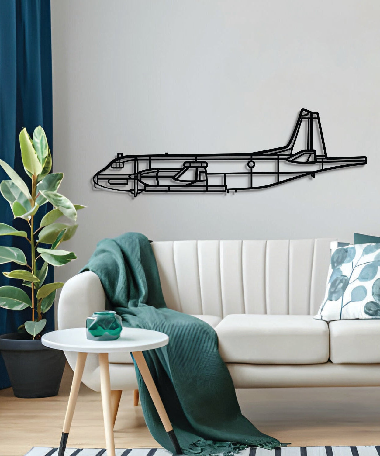 Wandbild aus Metall – Atlantique 2 – NCP0519