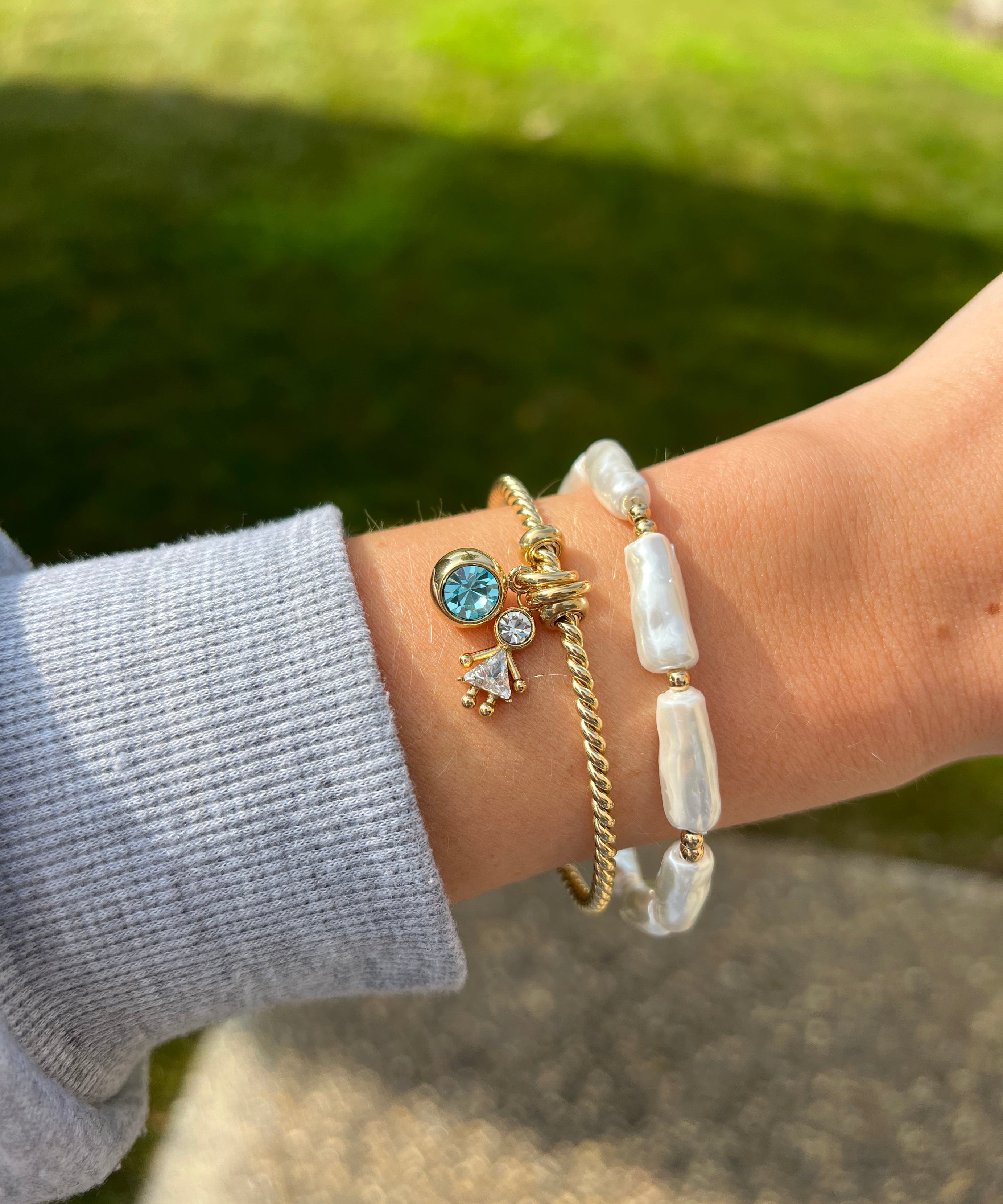 March Birthstone Interchangeable Charm