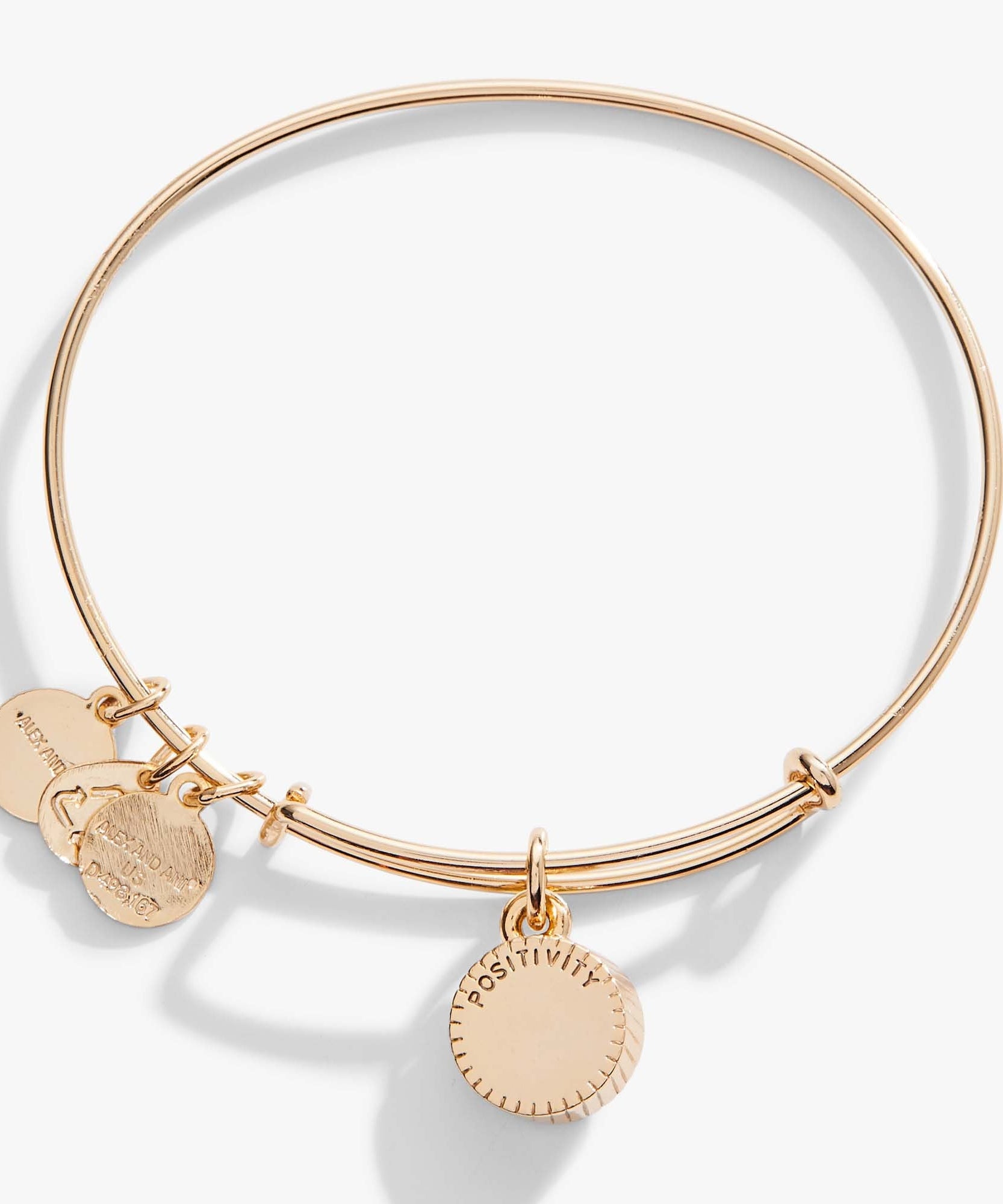 August Birthstone Charm Bangle, Peridot