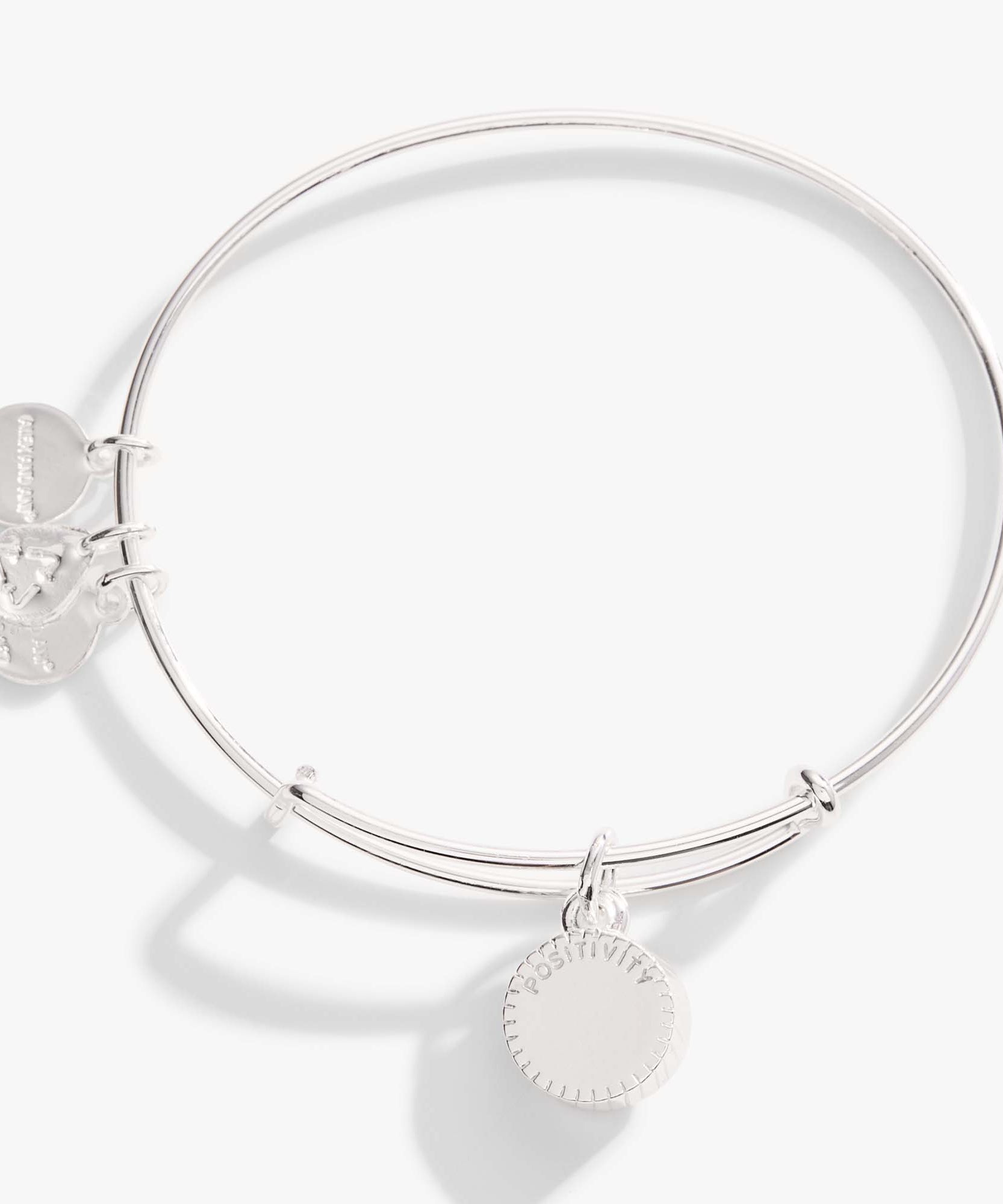 August Birthstone Charm Bangle, Peridot