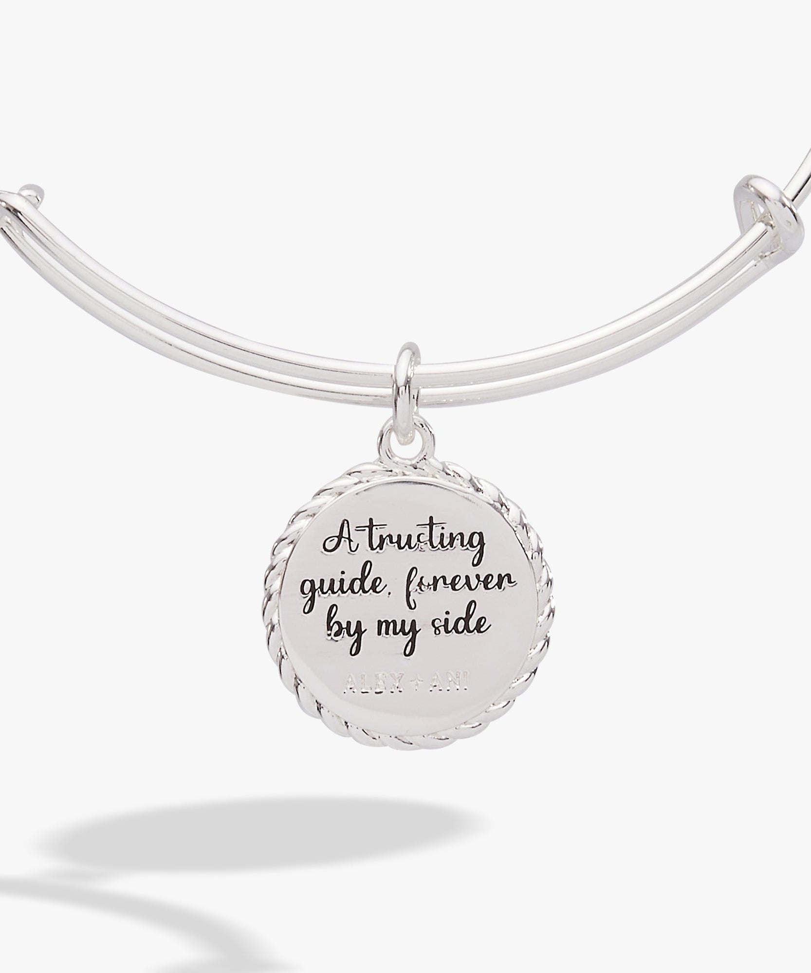 Aunt 'A Trusting Guide Forever By My Side' Charm Bangle