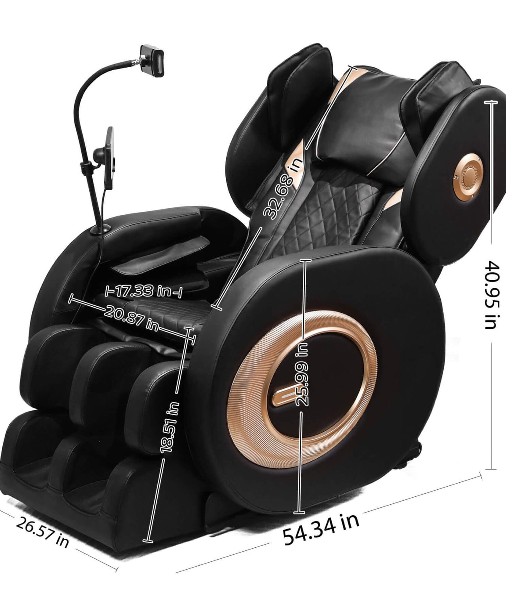 Airvana Tranquil Automatic Zero-Gravity Massage Recliner Chair With Full Body Air Pressure (SAK76018)