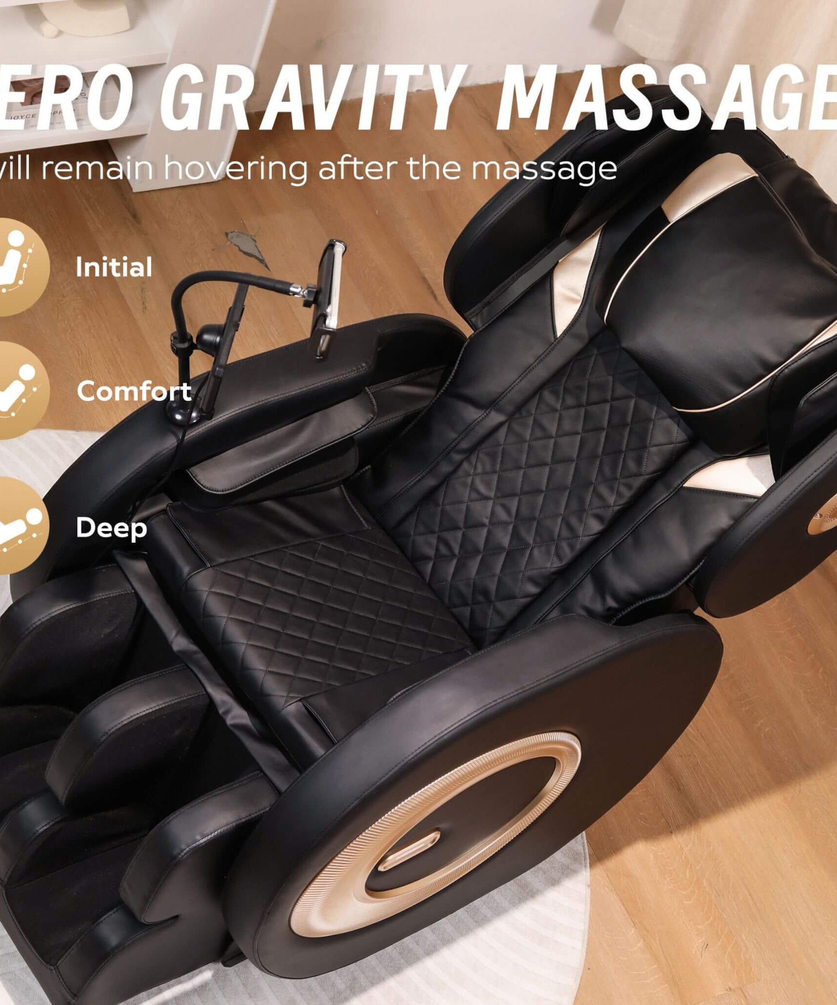 Airvana Tranquil Automatic Zero-Gravity Massage Recliner Chair With Full Body Air Pressure (SAK76018)