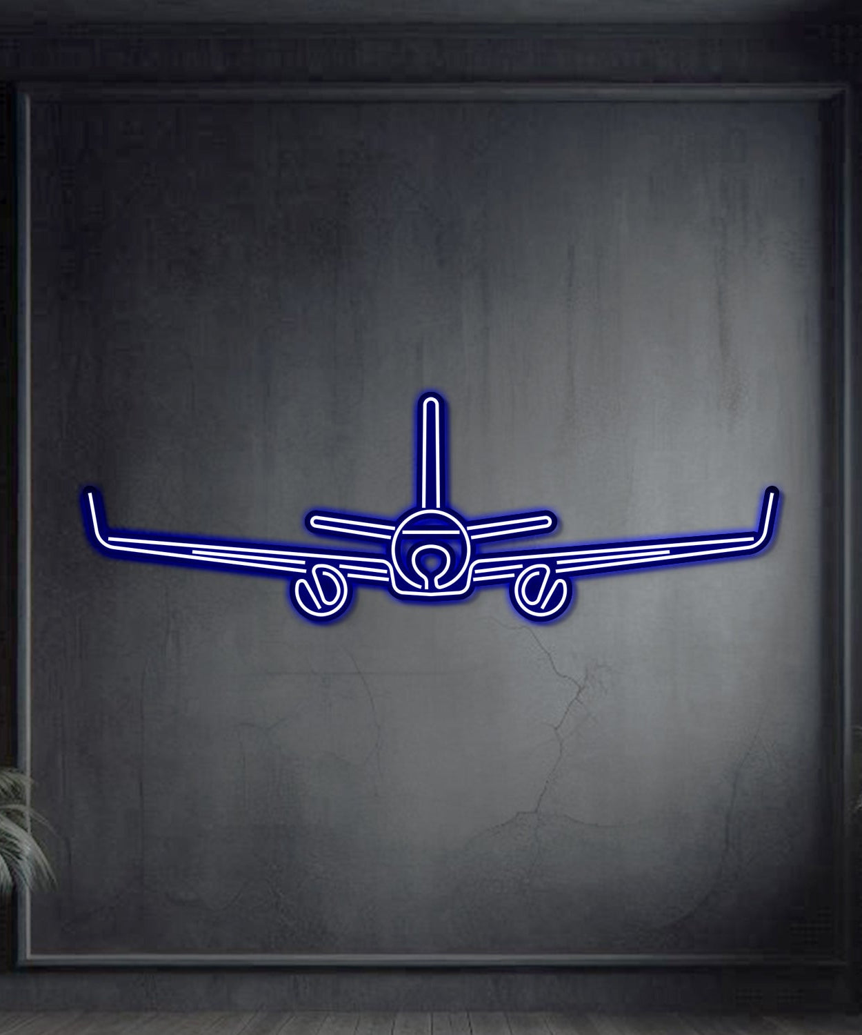 A320 Neo Flugzeugwandkunst aus Metall - NCN0008