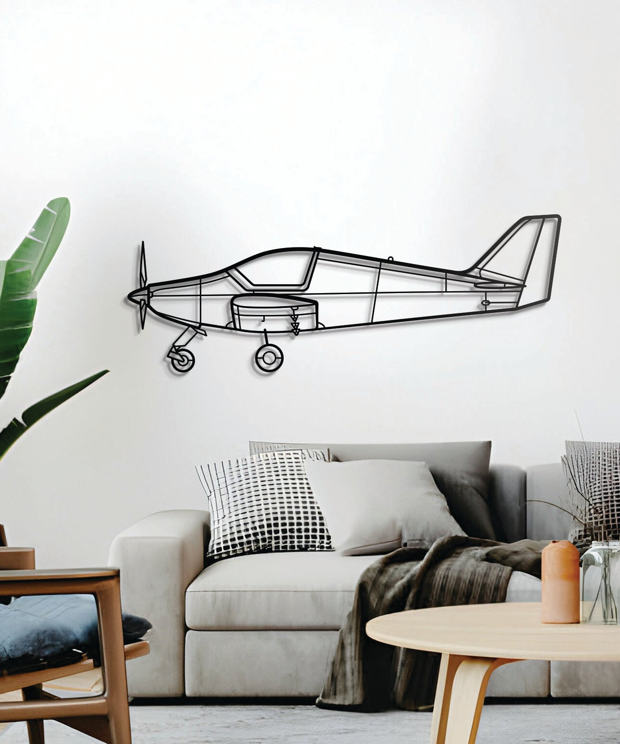 03 Loiret Metal Aircraft Wall Art - NCP0302