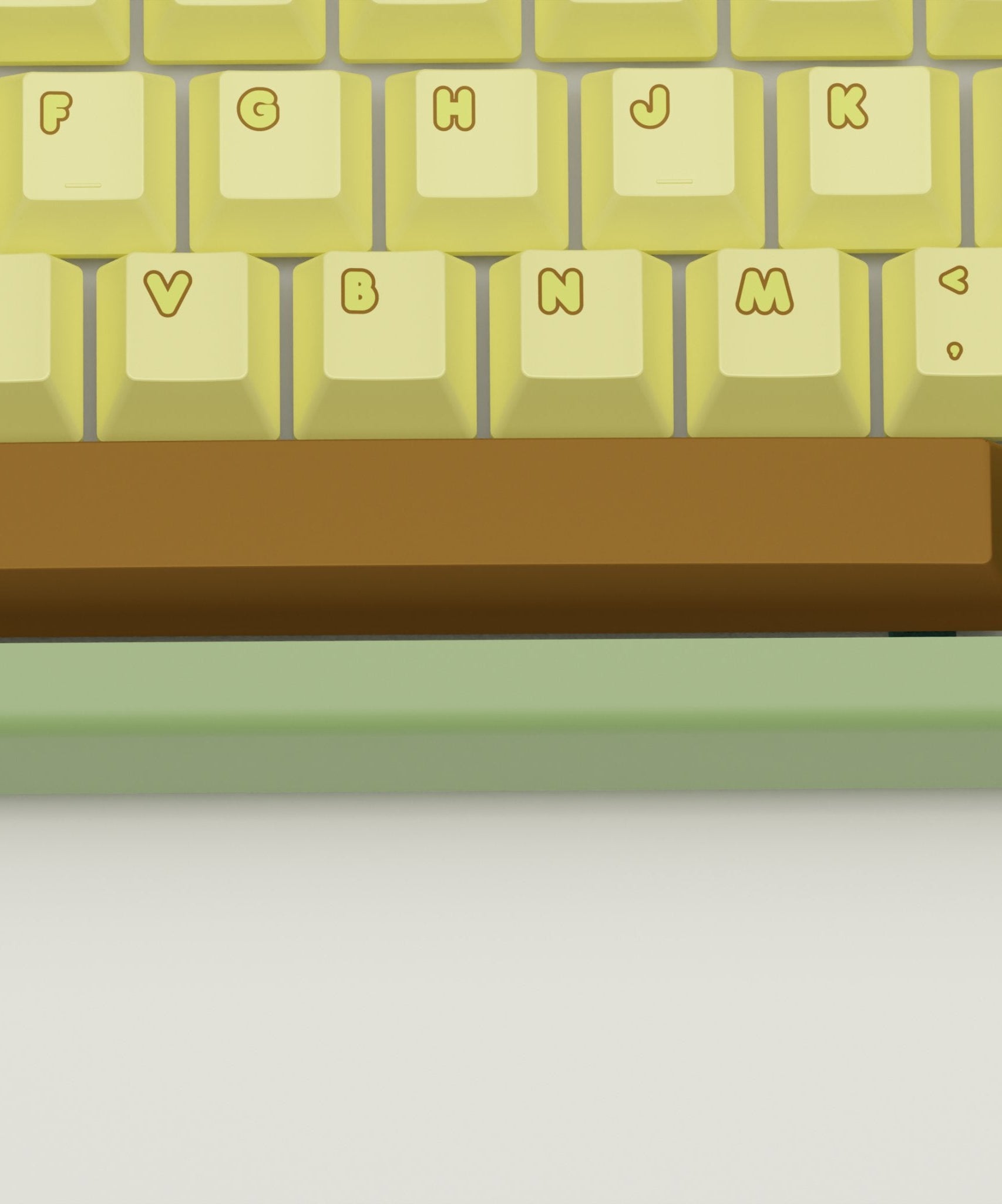 Avocado Design Keycaps and Mechanical Keyboard