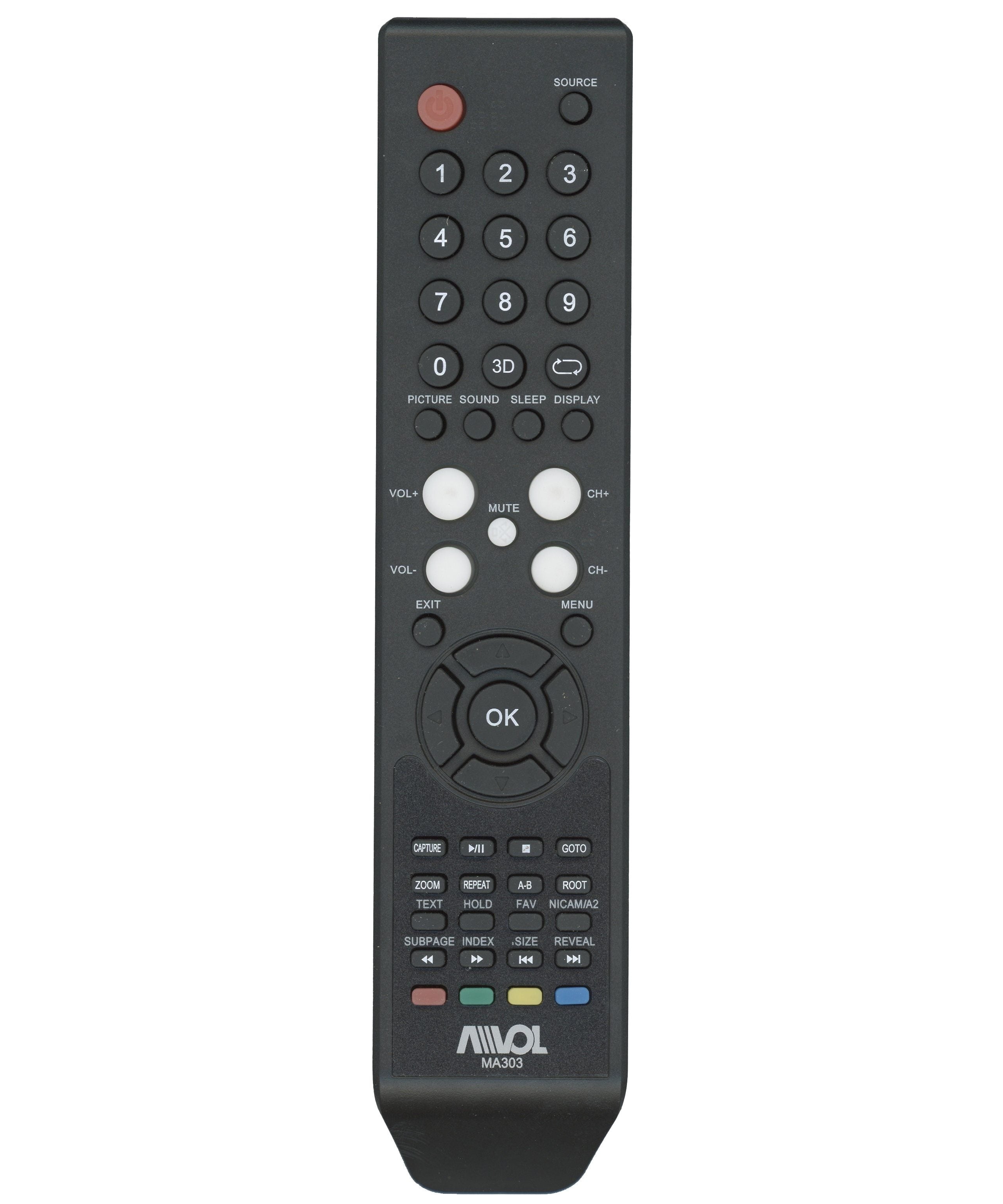 Dan's Originals for Avol MA303 TV Remote Control