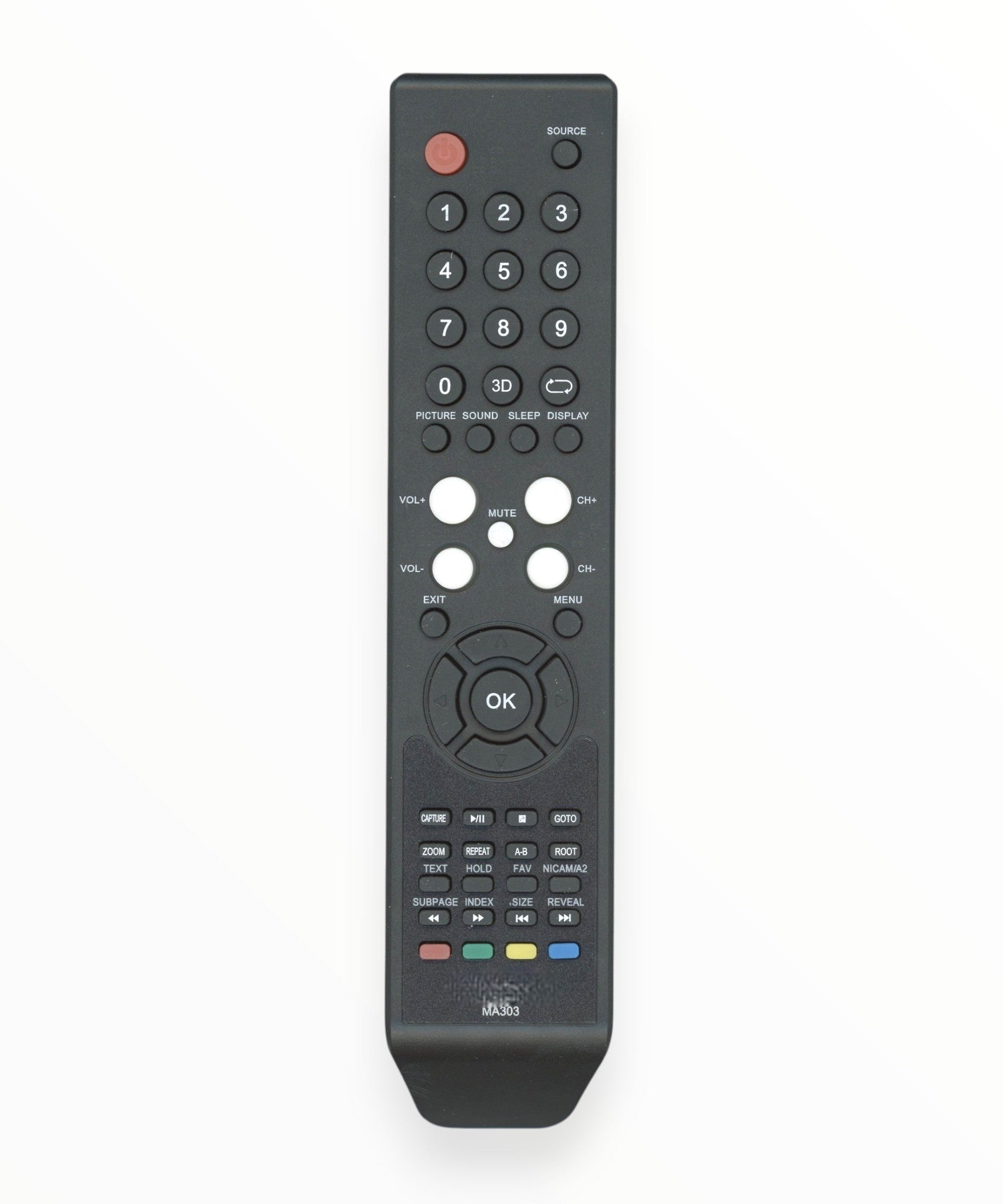 Dan's Originals for Avol MA303 TV Remote Control
