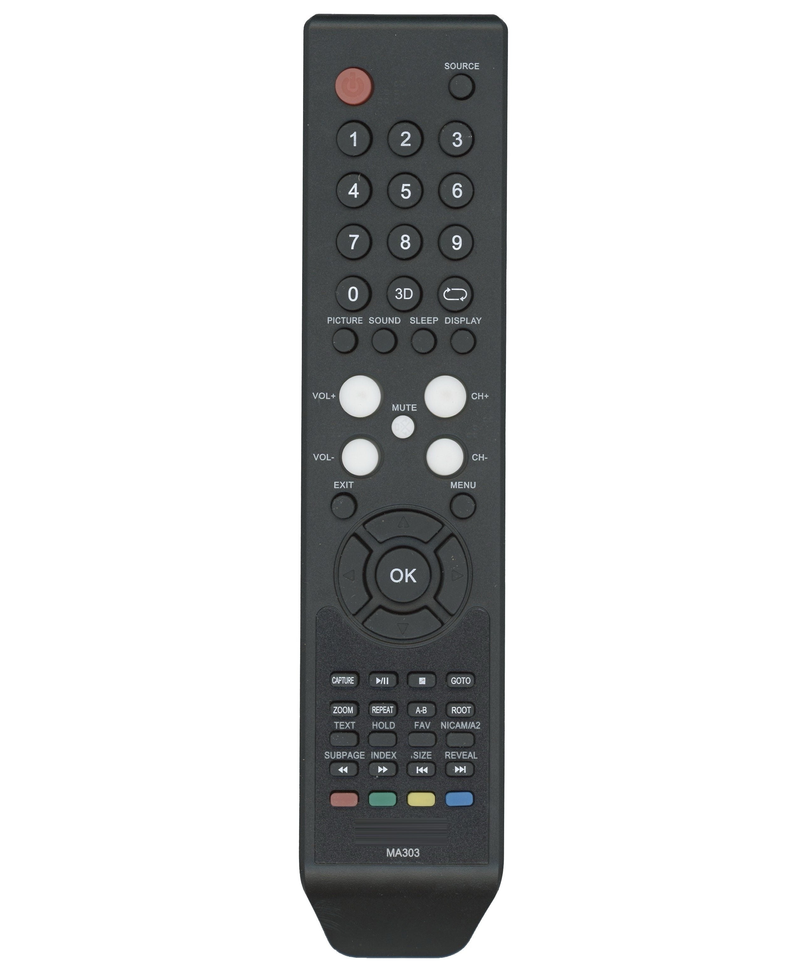 Dan's Originals for Avol MA303 TV Remote Control