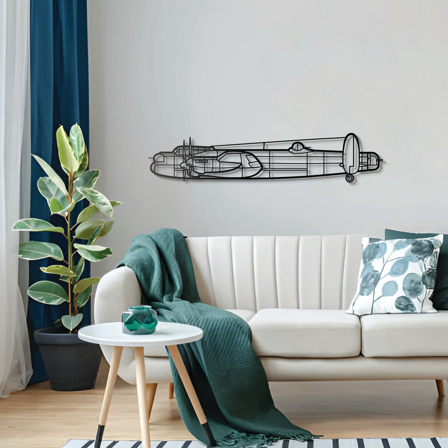 Avro Lancaster Metallflugzeug Wandkunst - NCP0162