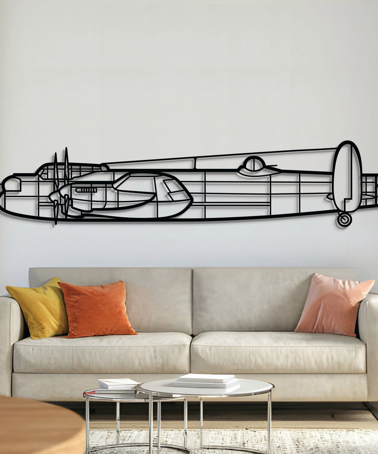 Avro Lancaster Metallflugzeug Wandkunst - NCP0162