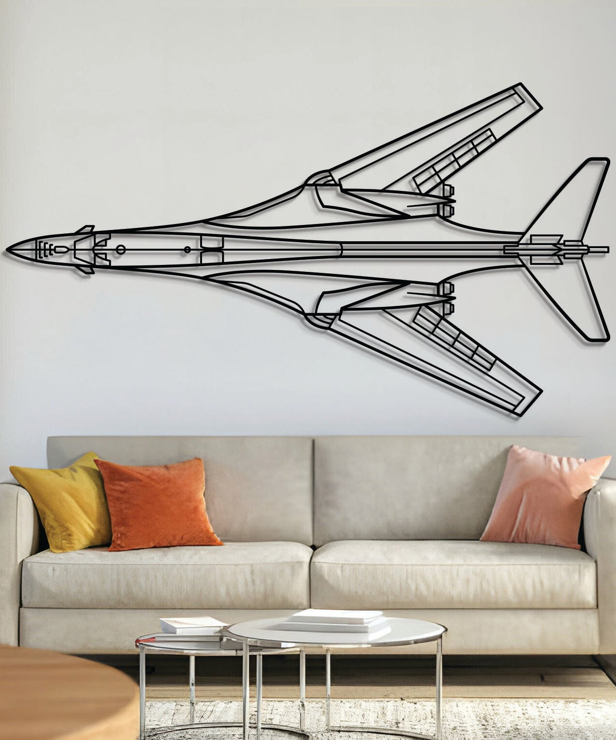 B-1B Lancer Top Metall-Flugzeug-Wandkunst - NCP0464
