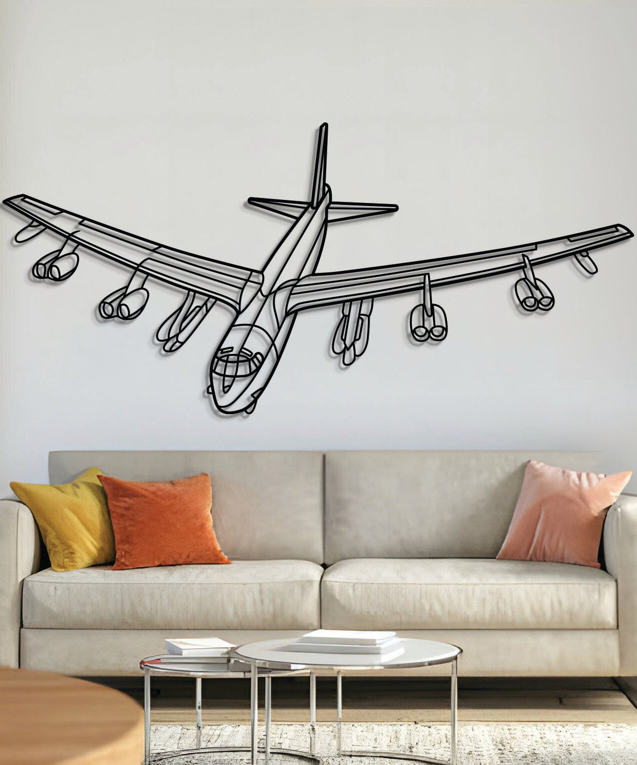 B-52G Stratofortress Winkel Metall Flugzeug Wandkunst - NCP0368