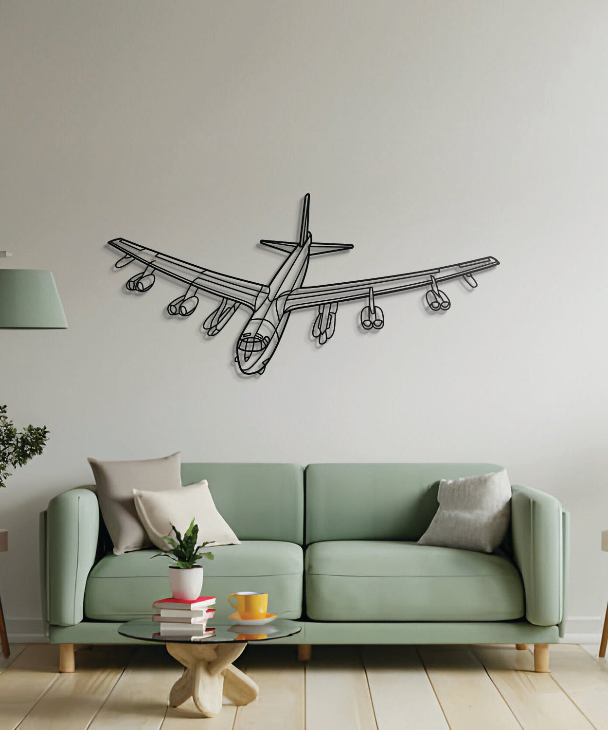 B-52G Stratofortress Winkel Metall Flugzeug Wandkunst - NCP0368