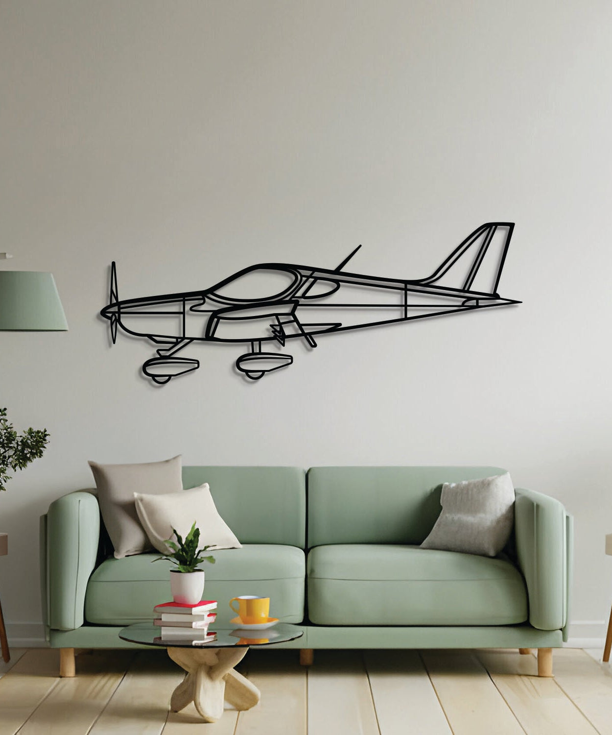 B23 Metallflugzeug Wandkunst - NCP0521