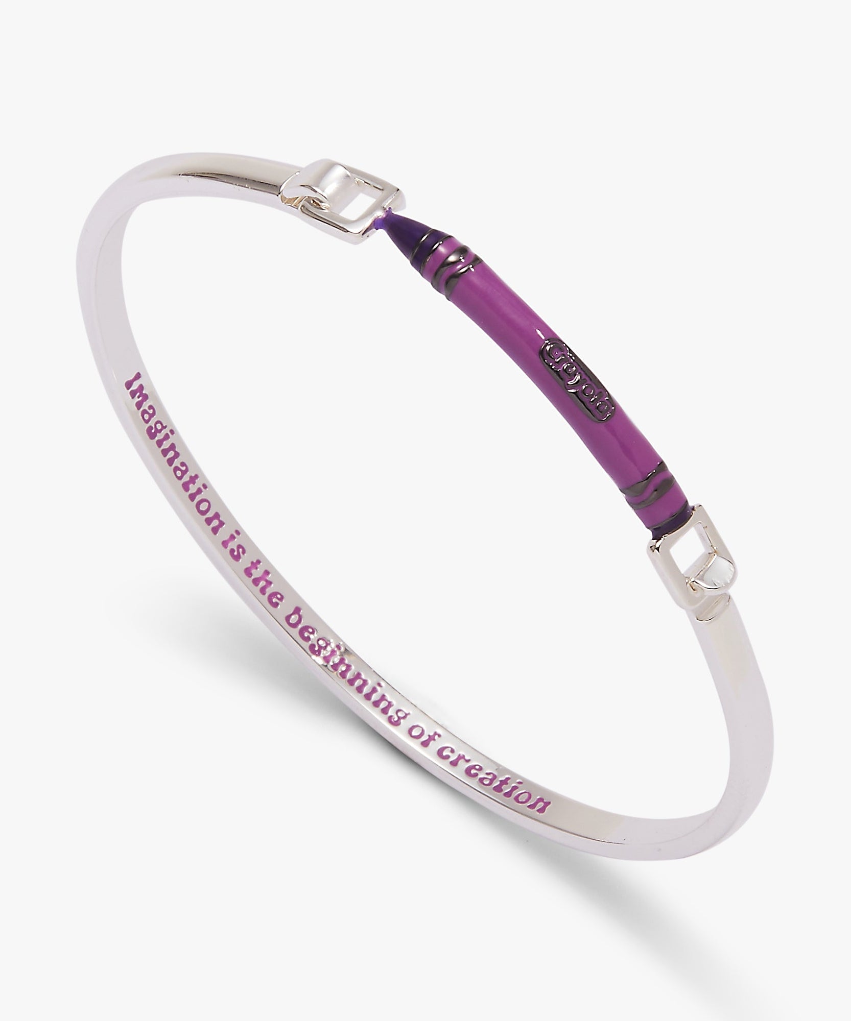 Crayola Royal Purple Crayon Tension Bangle