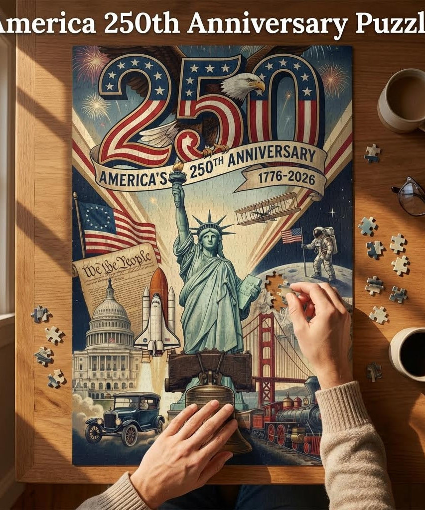 Amerika 250. Jubiläums-Puzzle (252, 520, 1014 Teile)