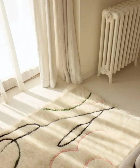 Handwoven Wool Runner Rug Bloom