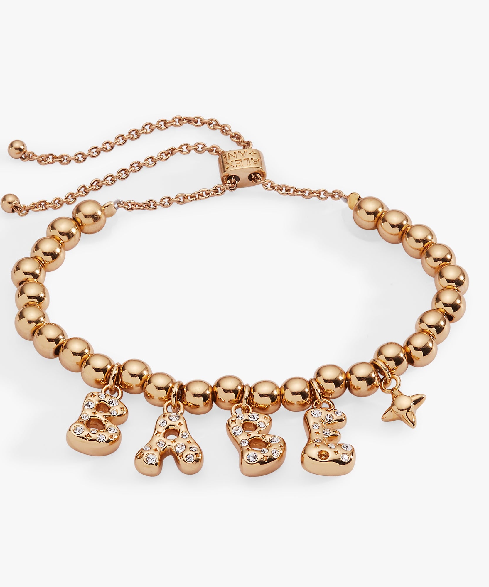 'Babe' Bubble Beaded Bolo Bracelet