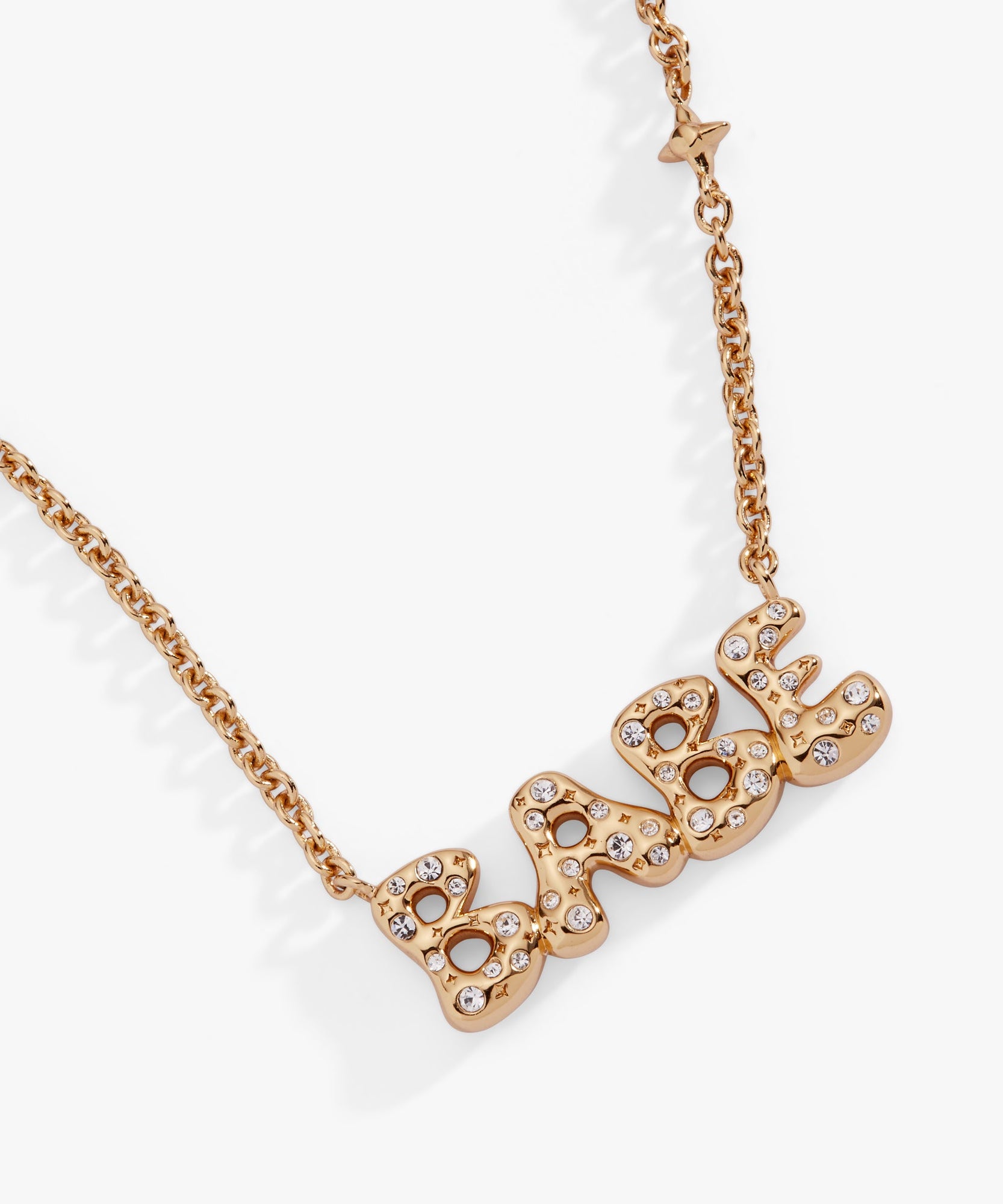 'Babe' Bubble Crystal Pendant Necklace