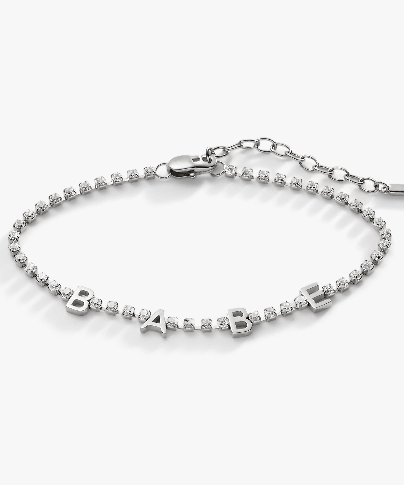 "Babe" Crystal Tennis Bracelet