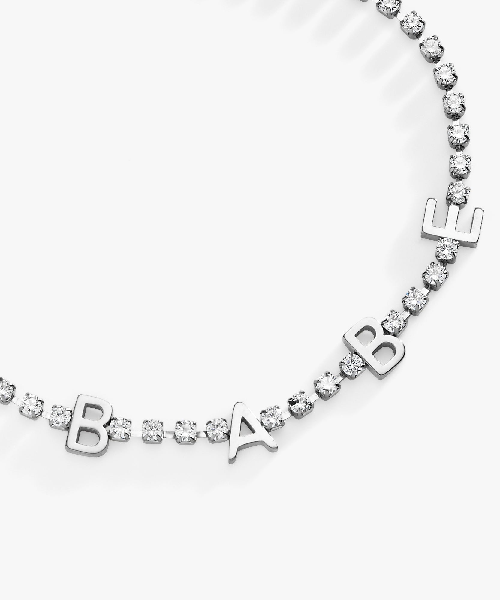 "Babe" Crystal Tennis Bracelet