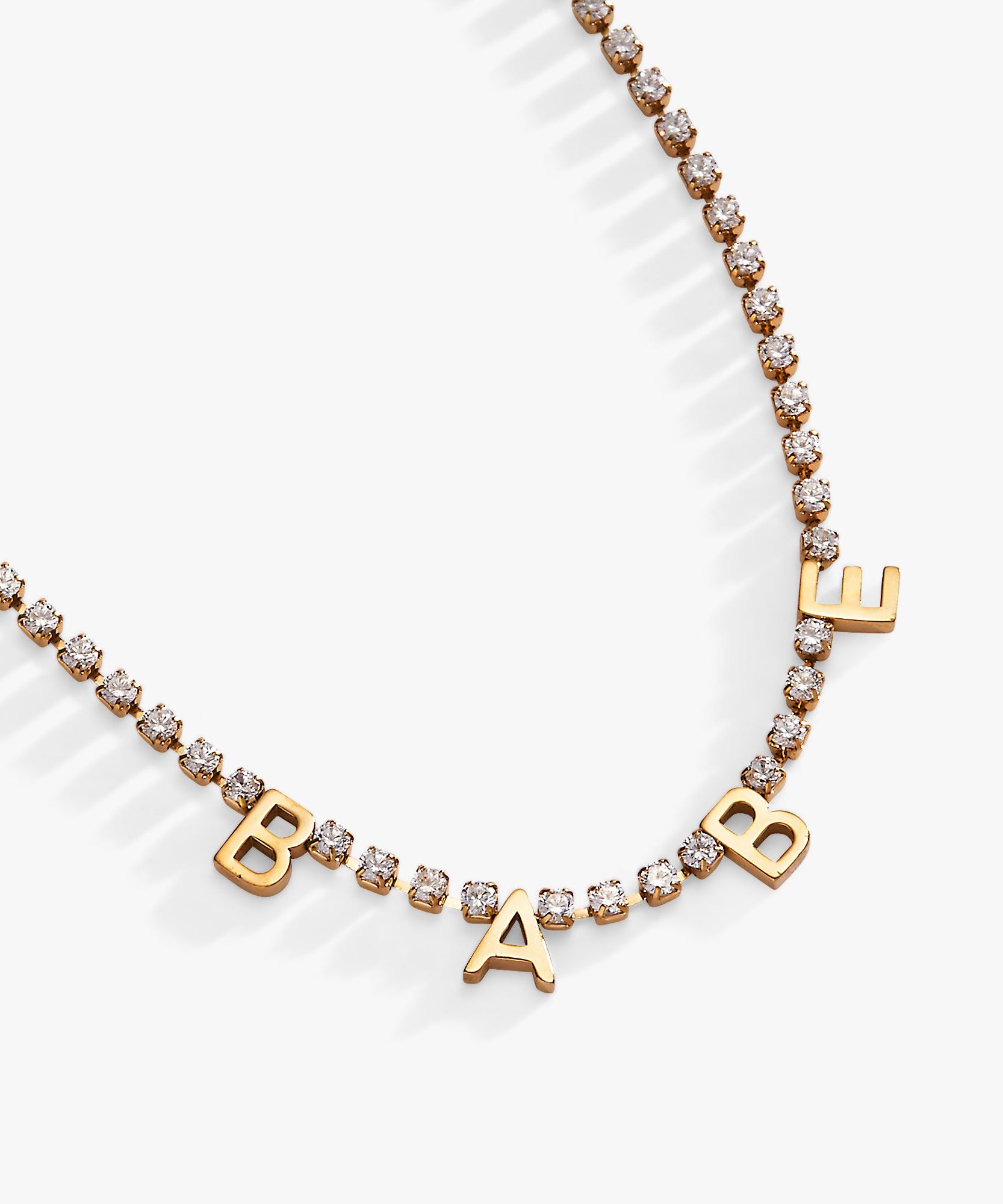 “Babe” Crystal Tennis Necklace
