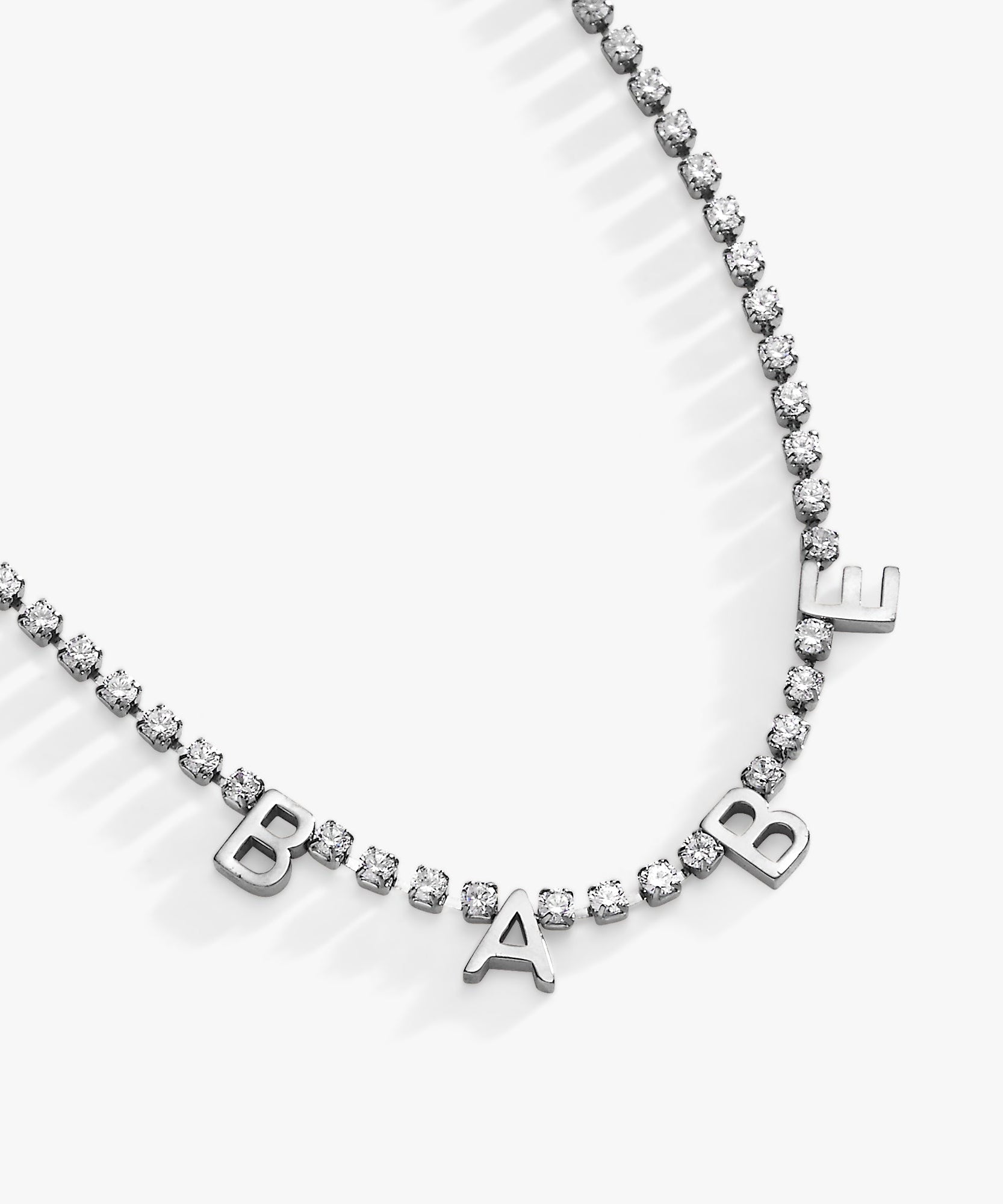 “Babe” Crystal Tennis Necklace