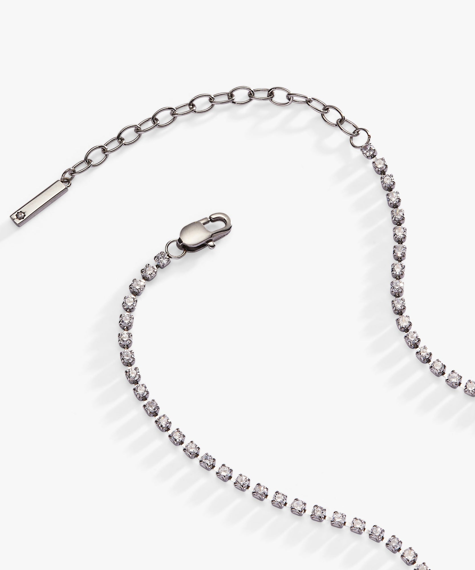 “Babe” Crystal Tennis Necklace