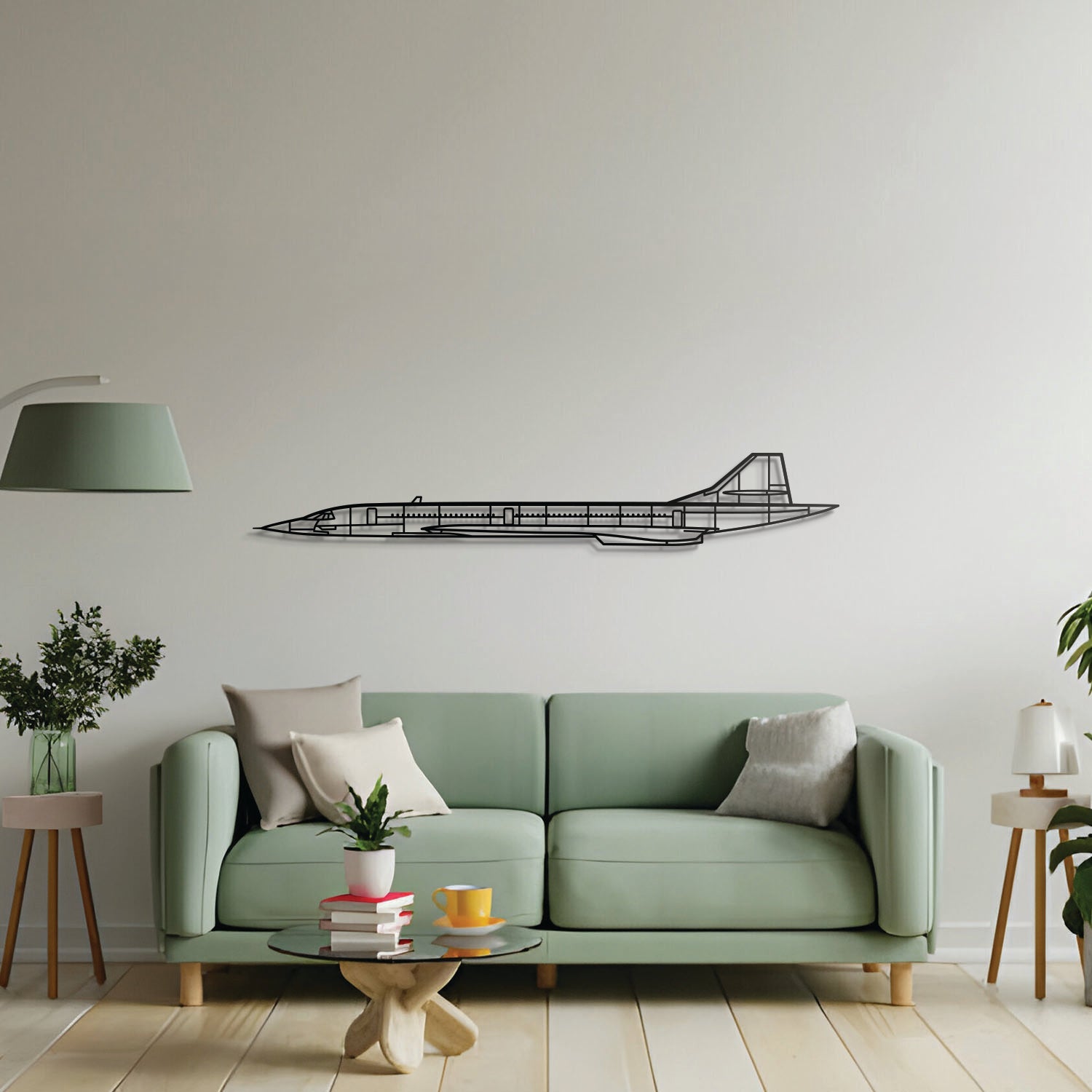 Wandbild aus Metall Concorde – NCP0053
