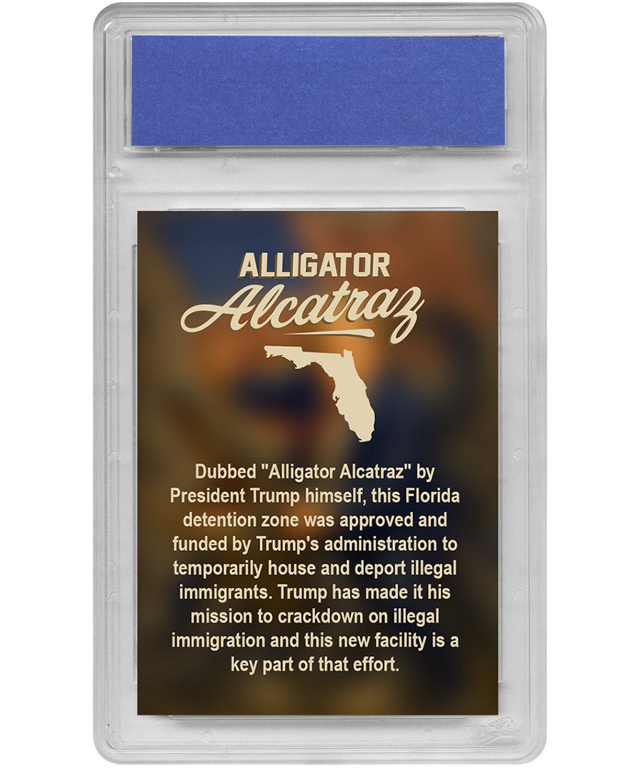Alligator Alcatraz Collectible Trading Card (Professionally Graded GEM-MT 10)
