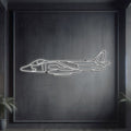 Harrier GR7 Metal Neon Aircraft Wall Art - NCN0049